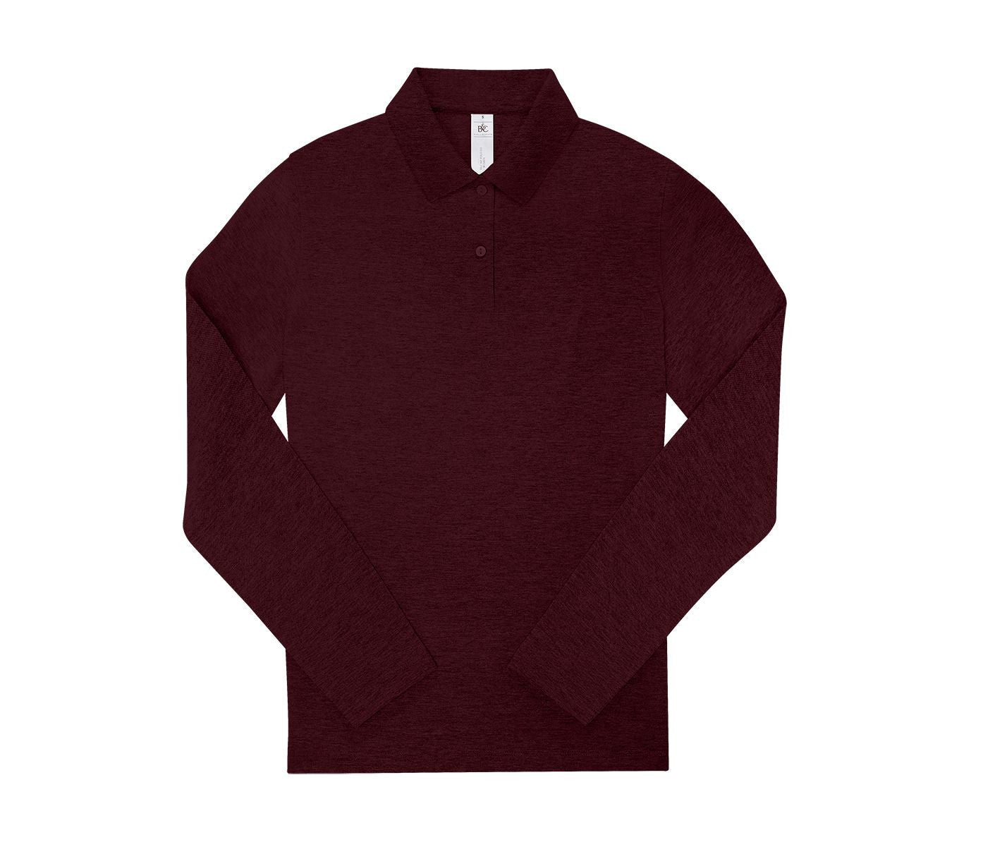 Polo Femme Manches Longues 210 - Heather Burgundy