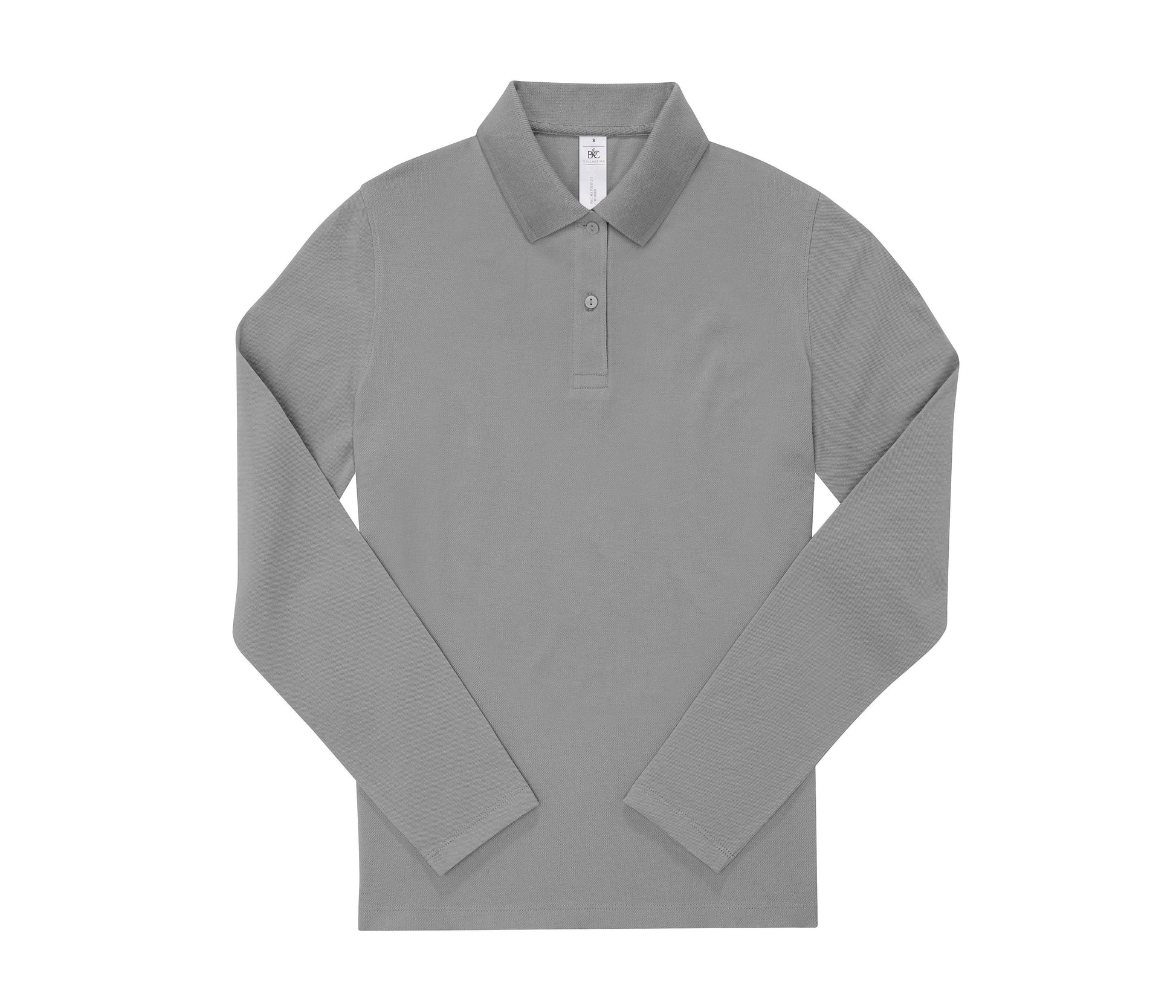 Polo Femme Manches Longues 210 - Sport Grey