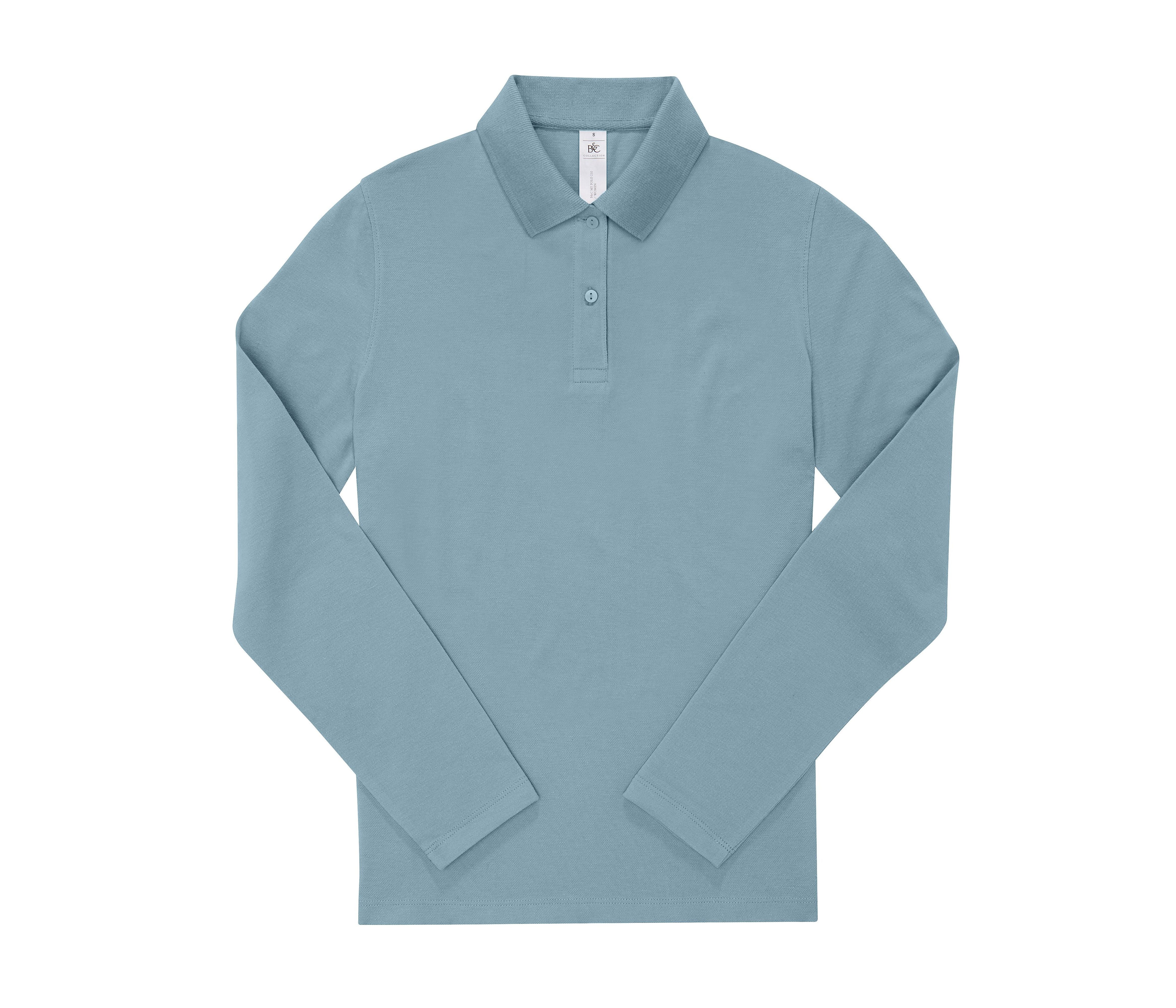 Polo Femme Manches Longues 210 - Amalfi Blue