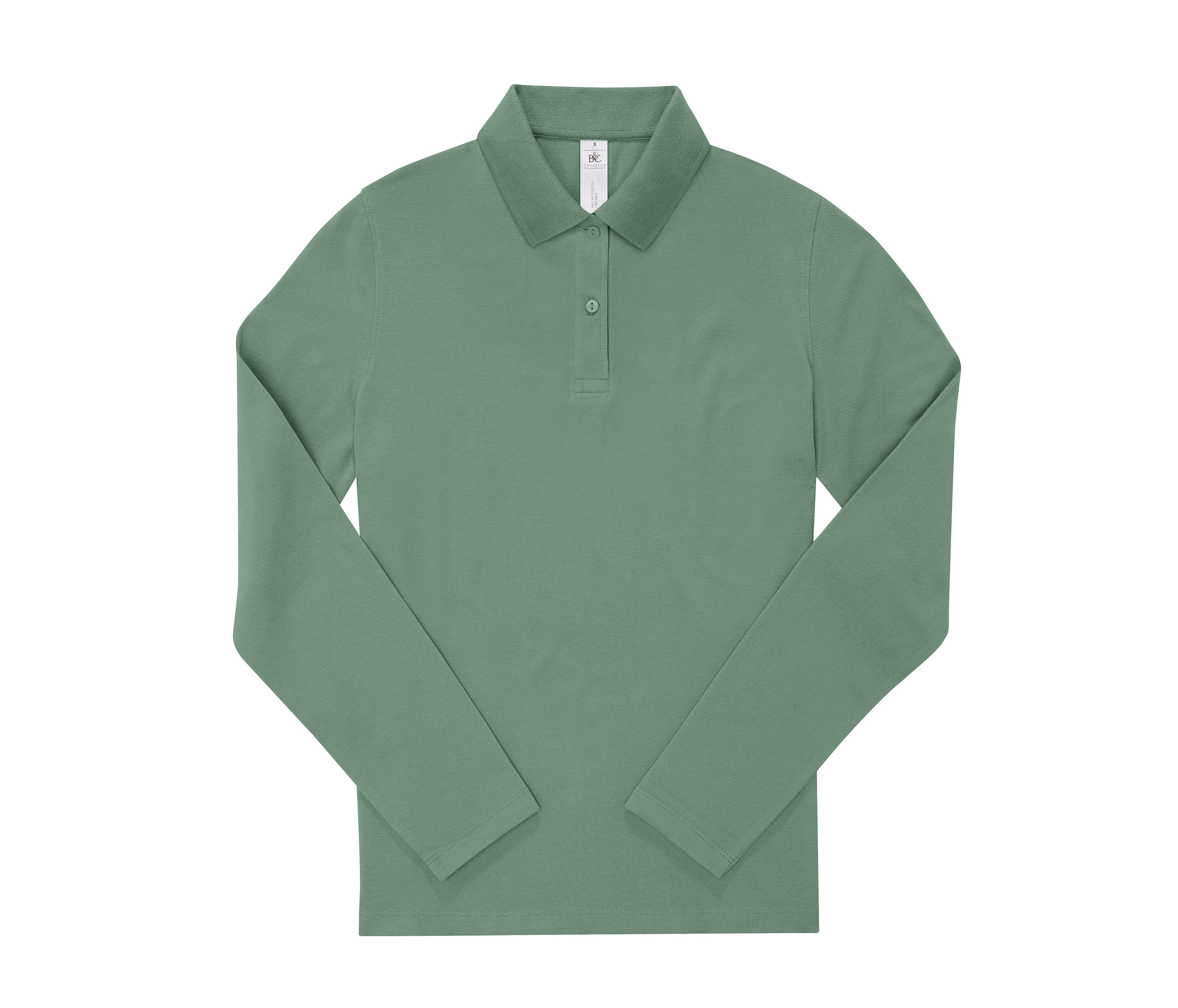 Polo Femme Manches Longues 210 - Amalfi Green