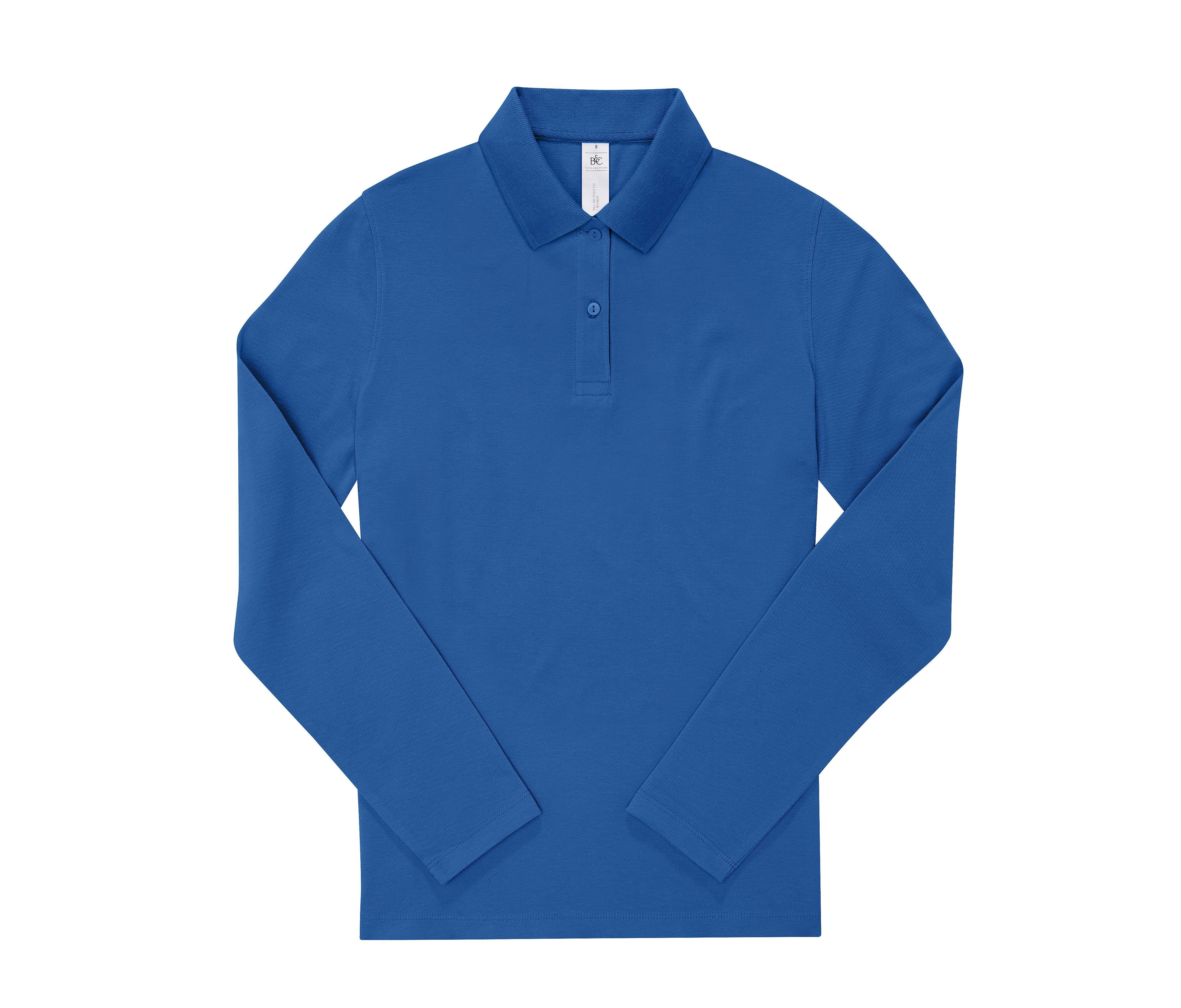 Polo Femme Manches Longues 210 - Royal Blue