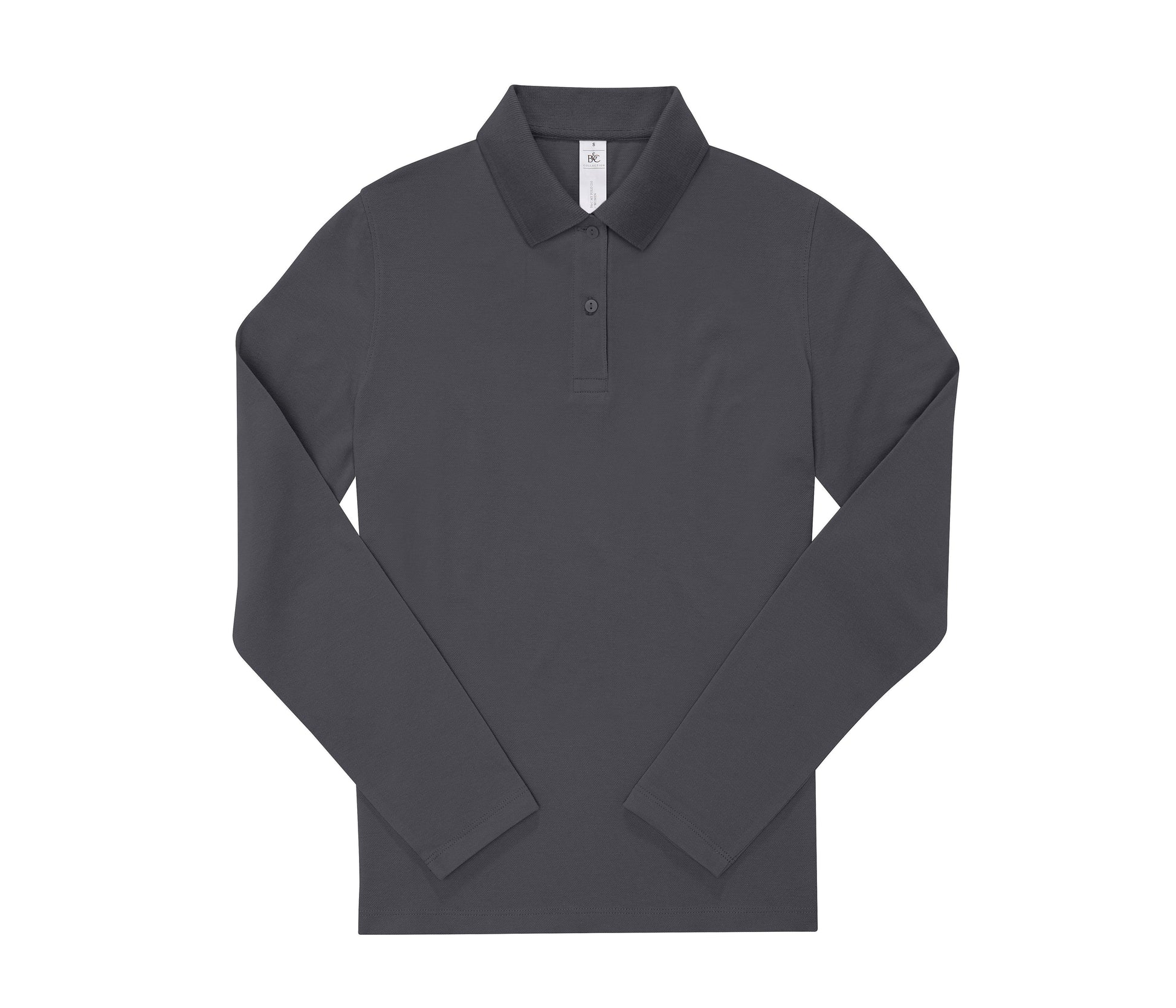 Polo Femme Manches Longues 210 - Dark Grey