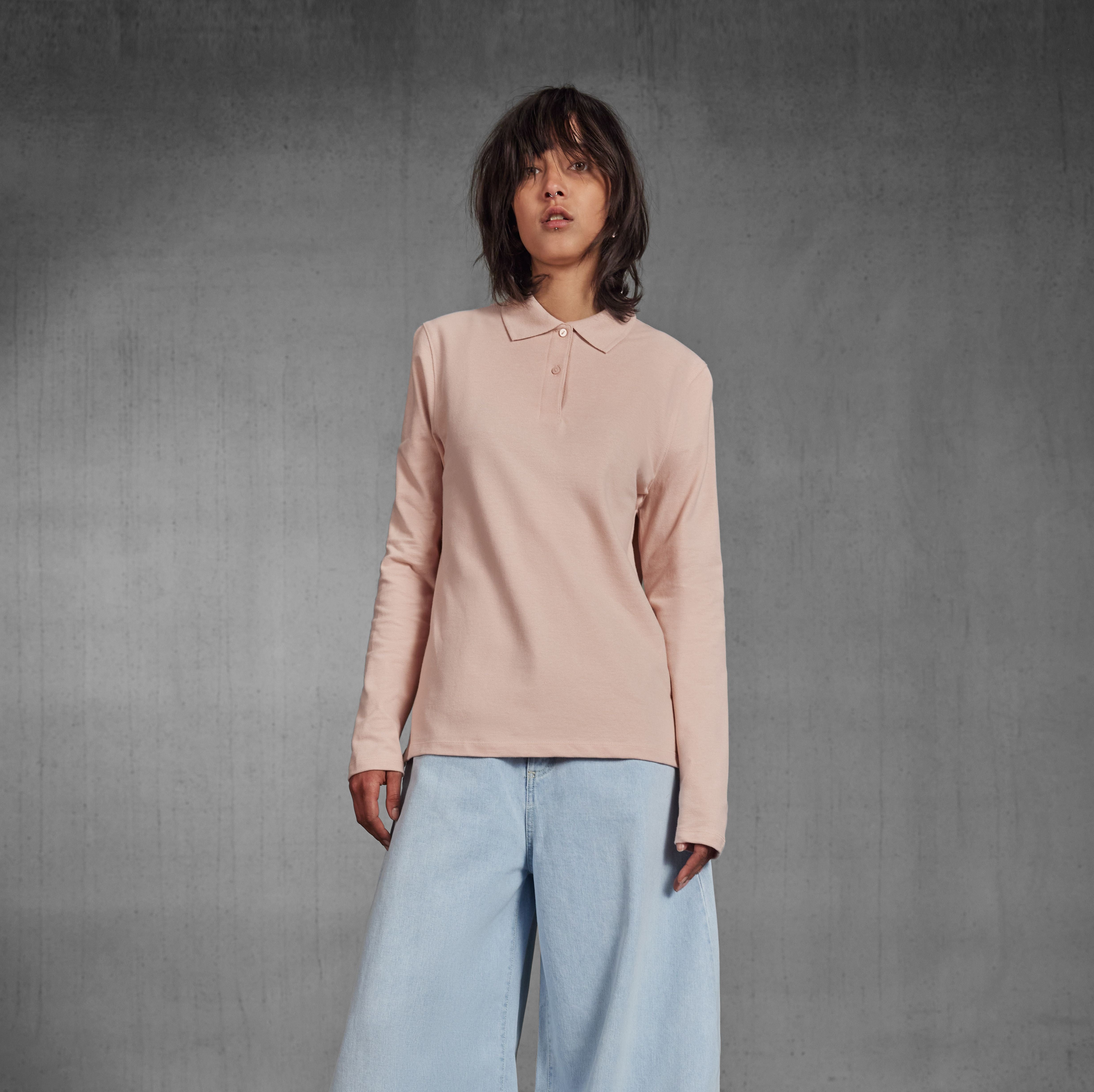 Polo femme manches longues 210