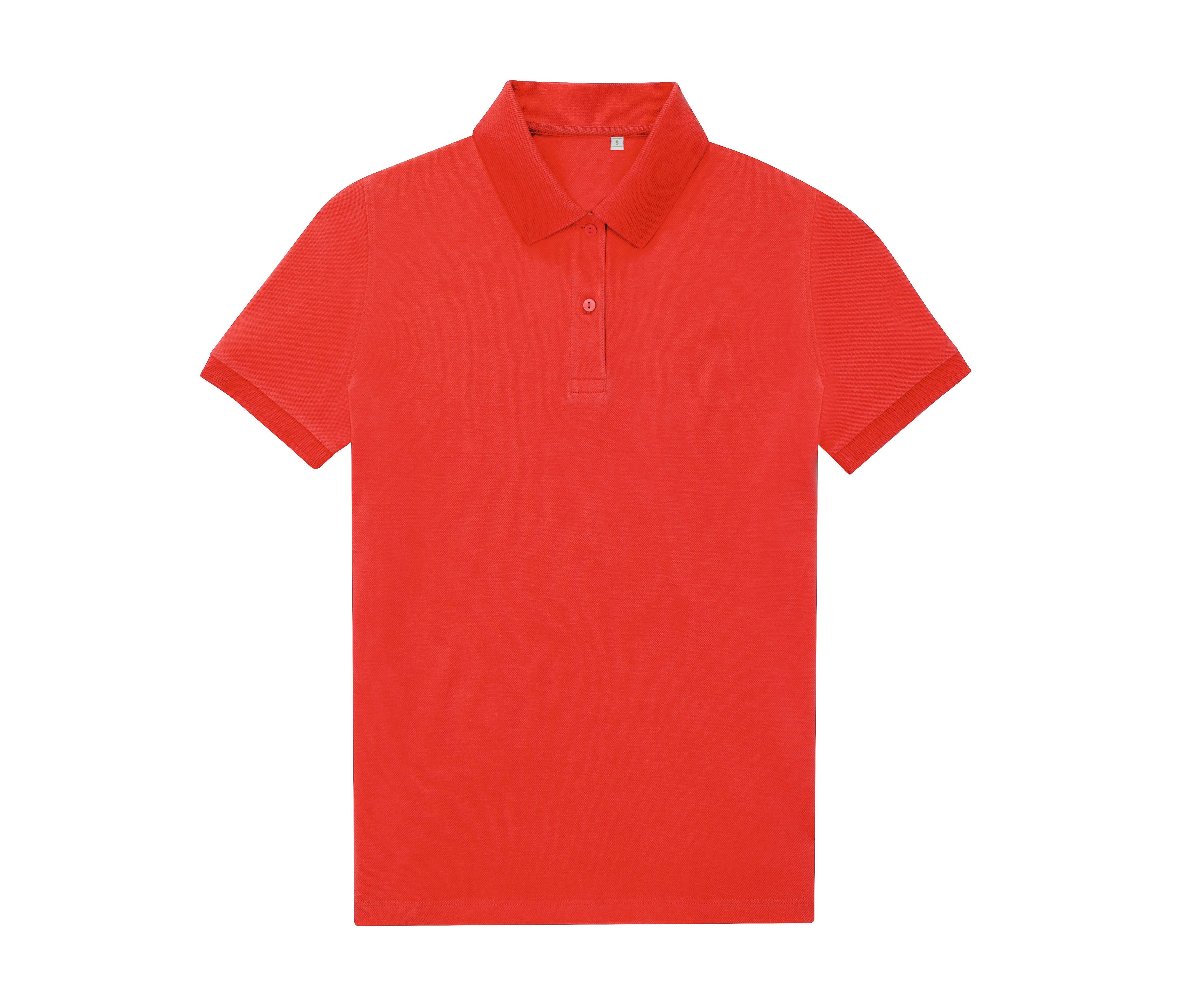 Polo Femme 65/35 en Polyester Recyclé - Red
