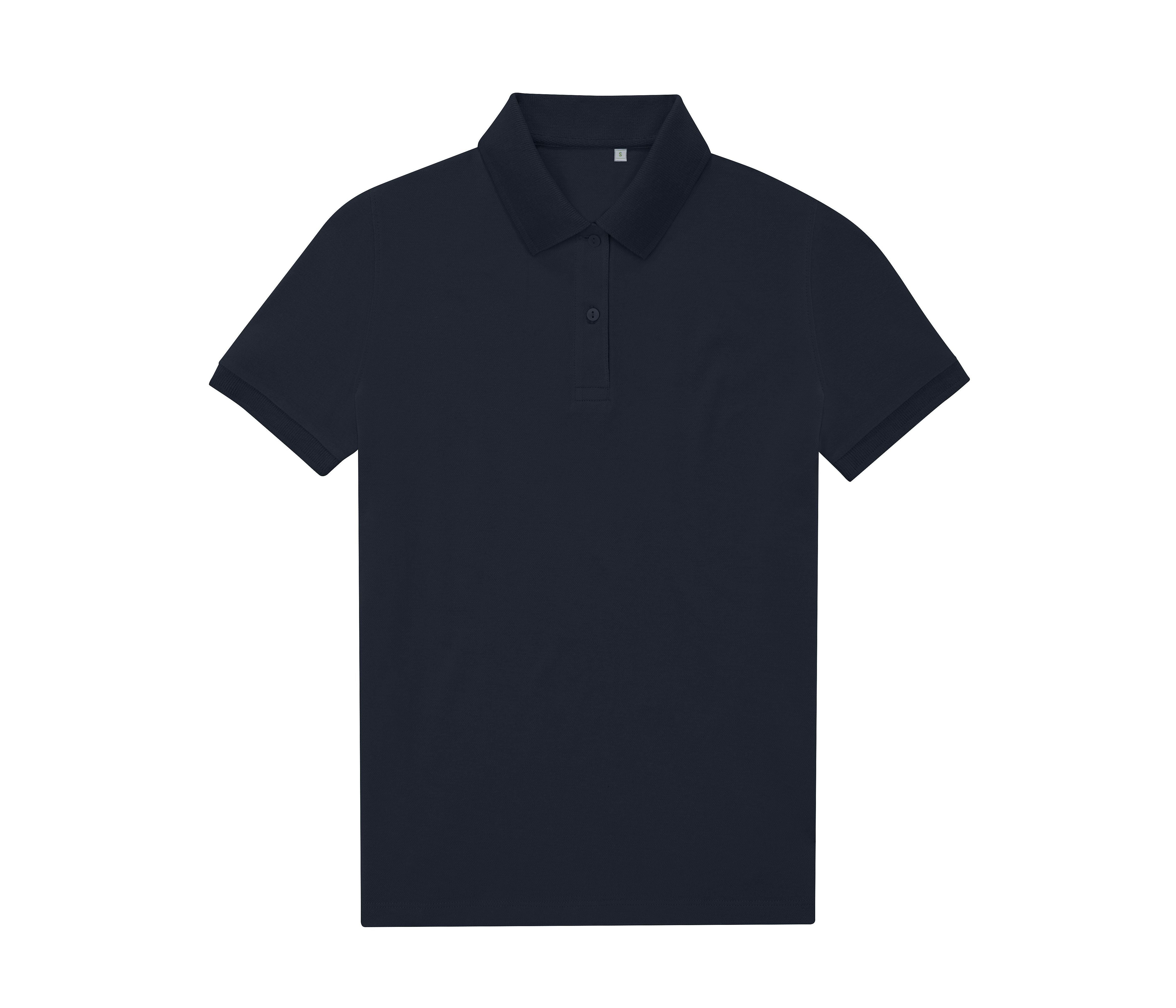 Polo Femme 65/35 en Polyester Recyclé - Navy