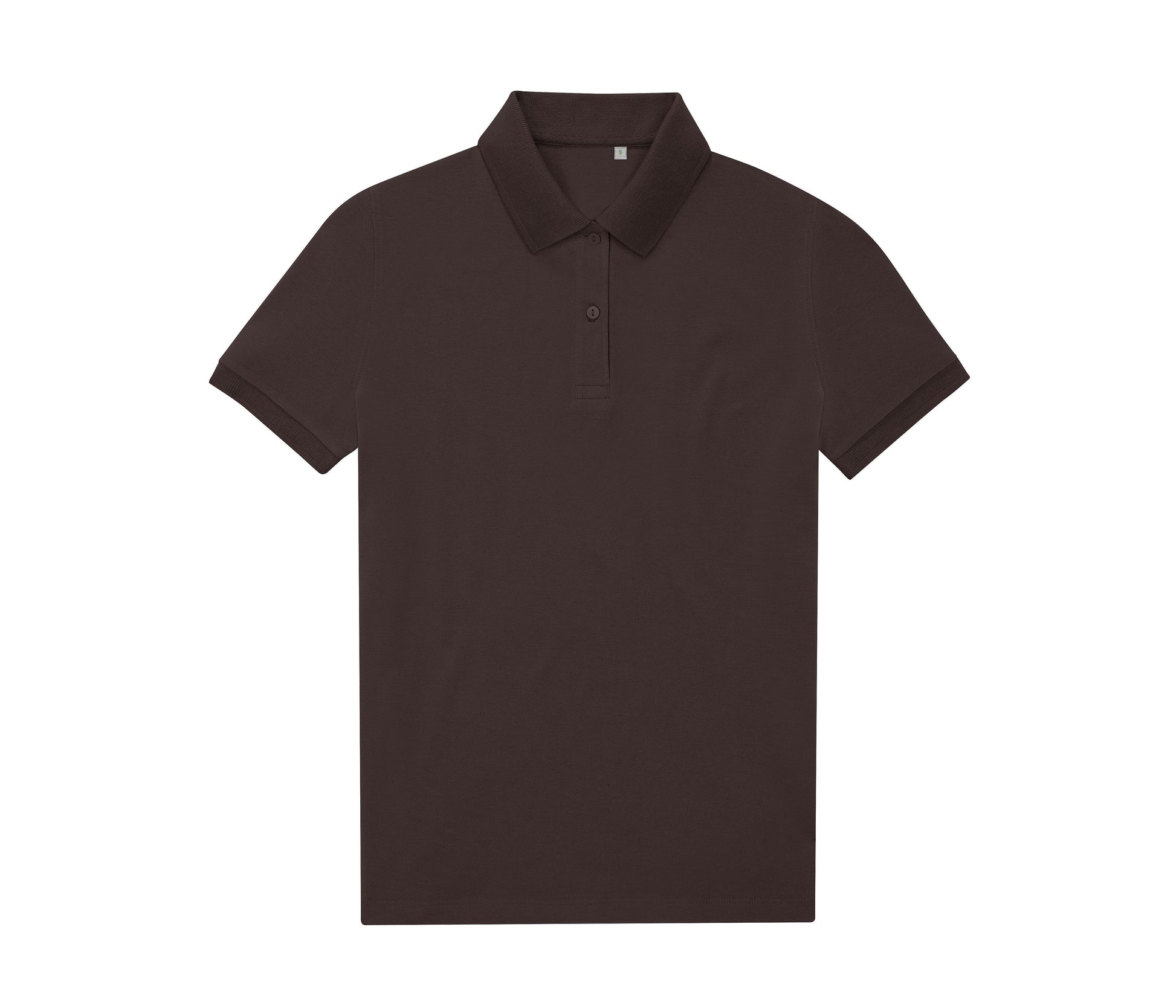 Polo Femme 65/35 en Polyester Recyclé - Roasted Coffee