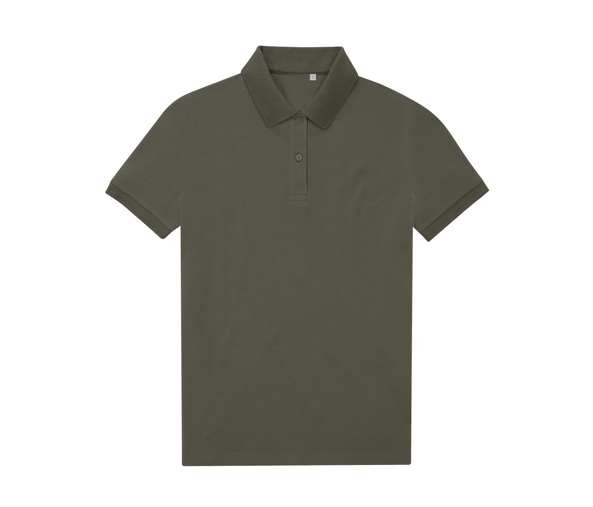 Polo Femme 65/35 en Polyester Recyclé - Camo Green