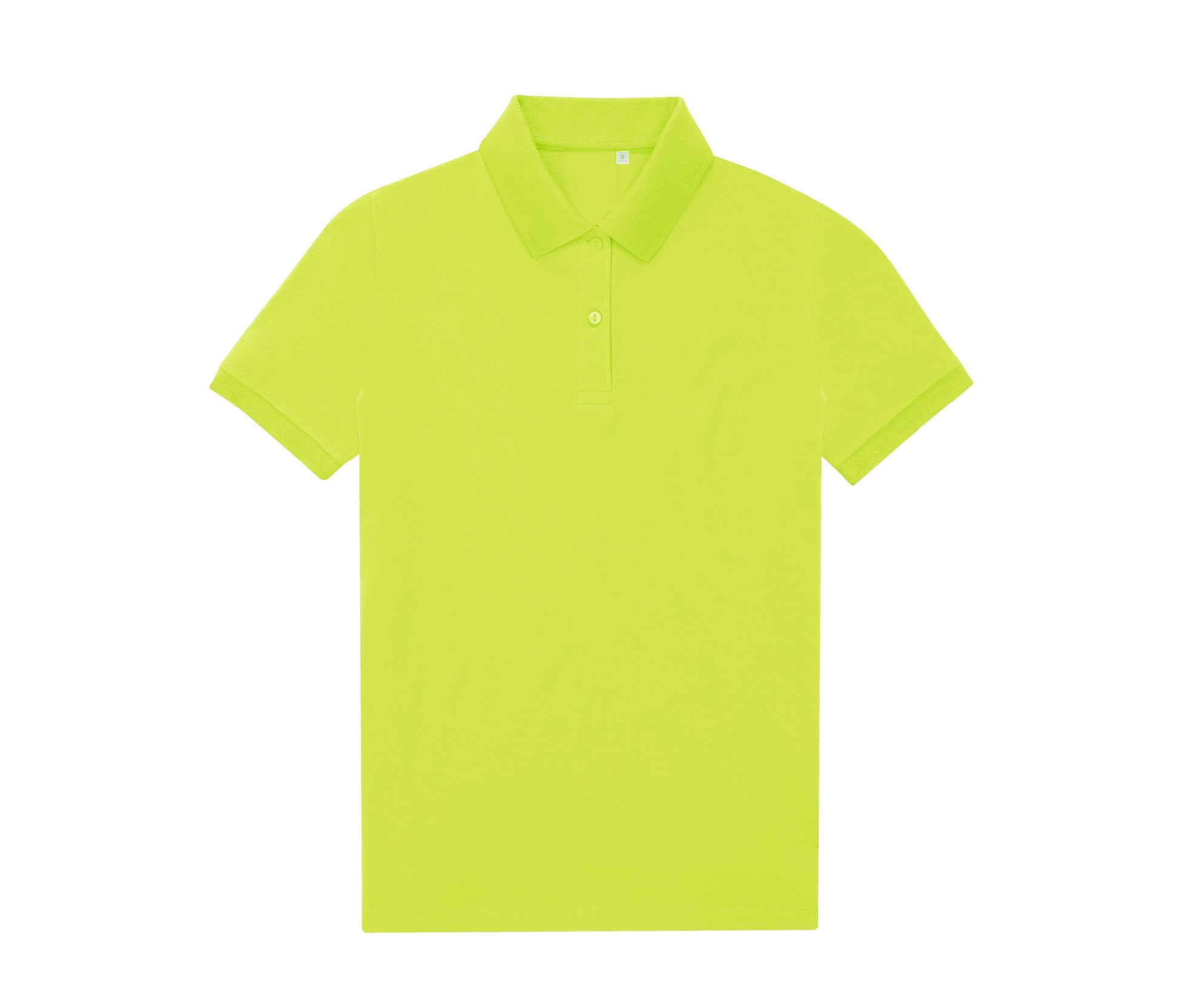 Polo Femme 65/35 en Polyester Recyclé - Acid Lime