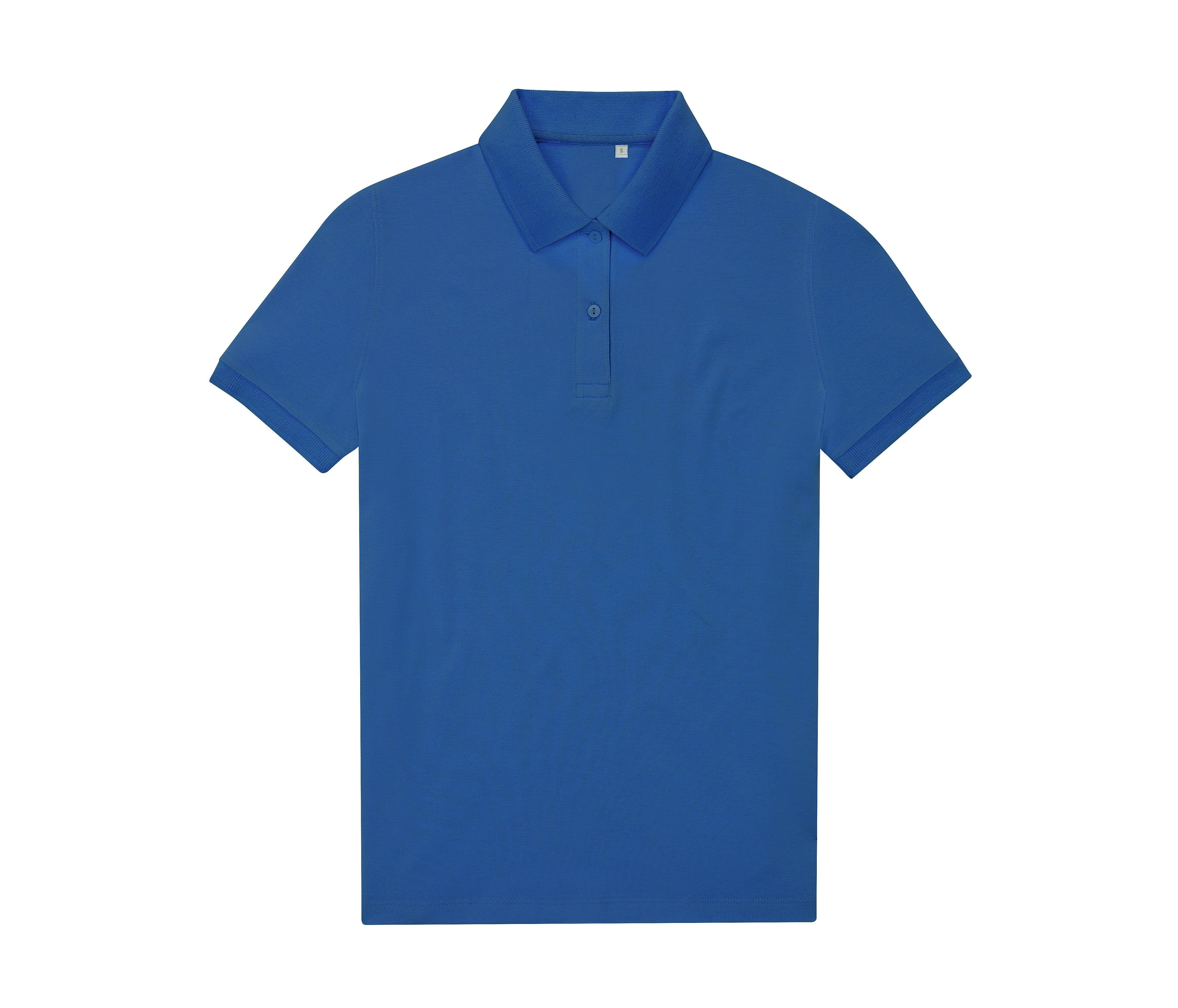Polo Femme 65/35 en Polyester Recyclé - Royal Blue