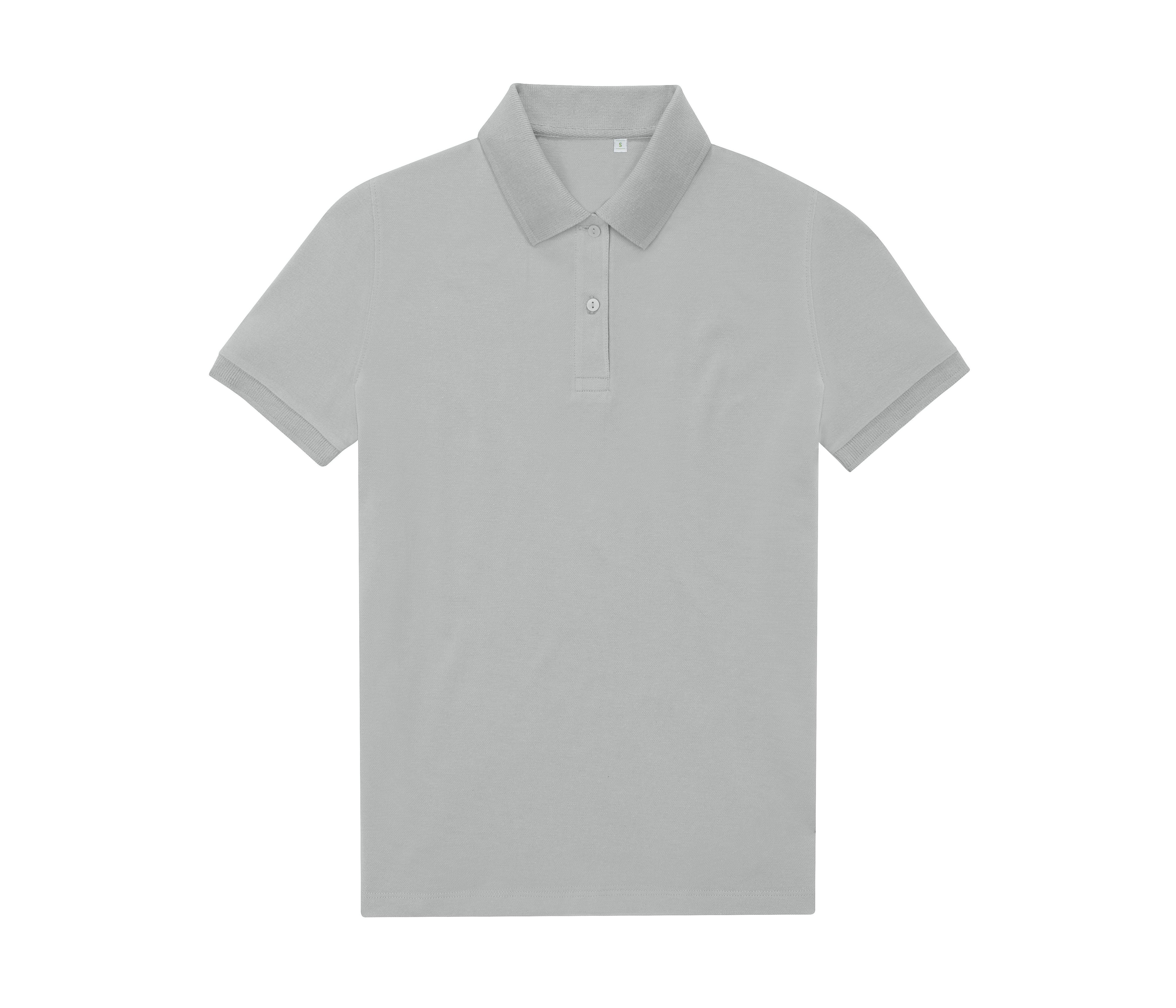 Polo Femme 65/35 en Polyester Recyclé - Pacific Grey