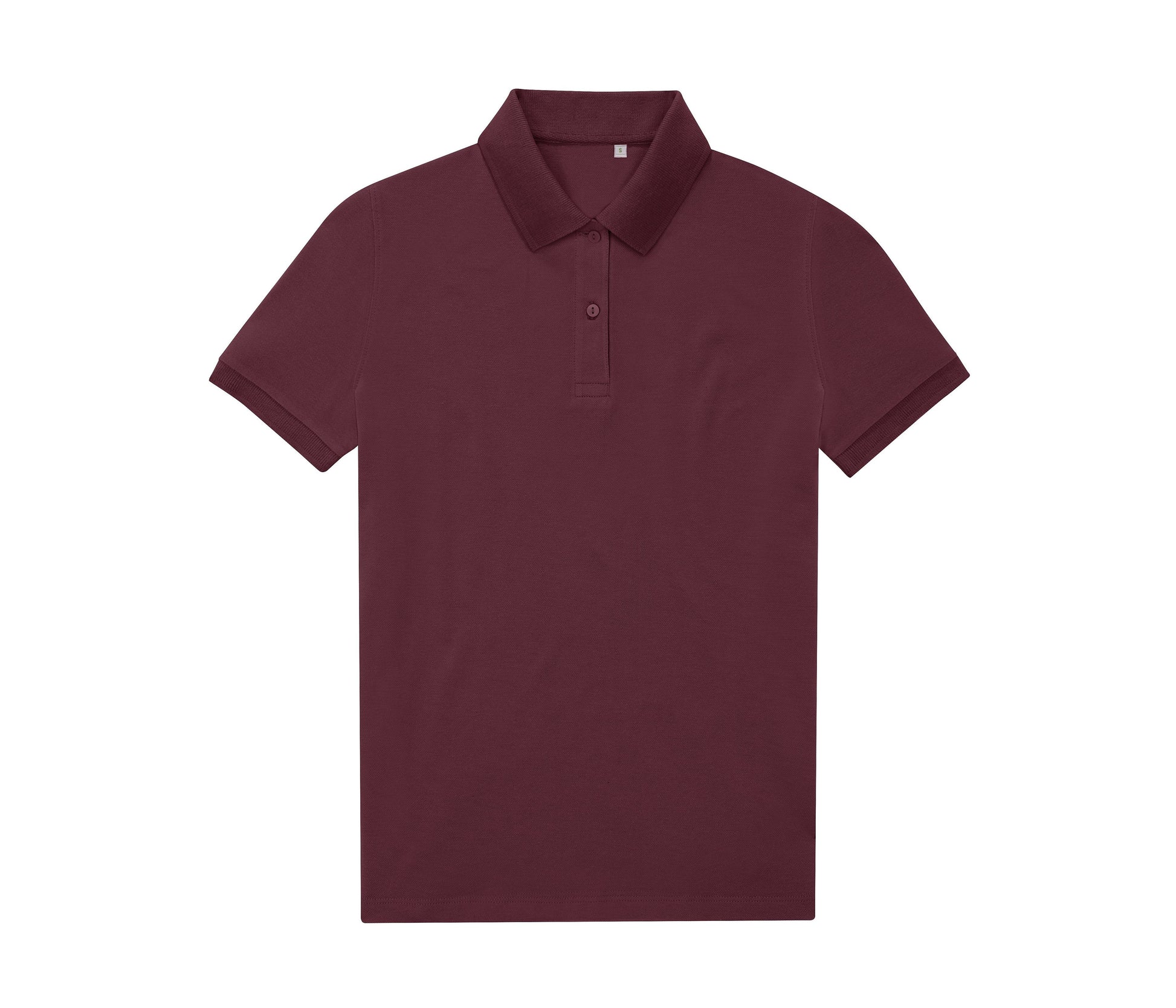 Polo Femme 65/35 en Polyester Recyclé - Burgundy