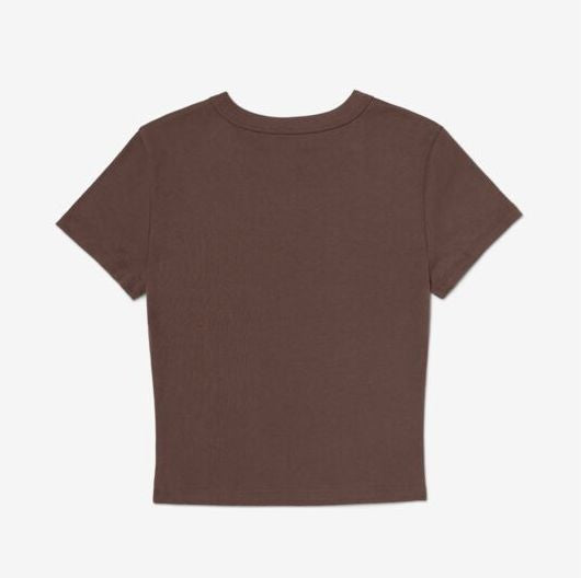 Tee-Shirt Court Femme - Solid Cocoa Blend