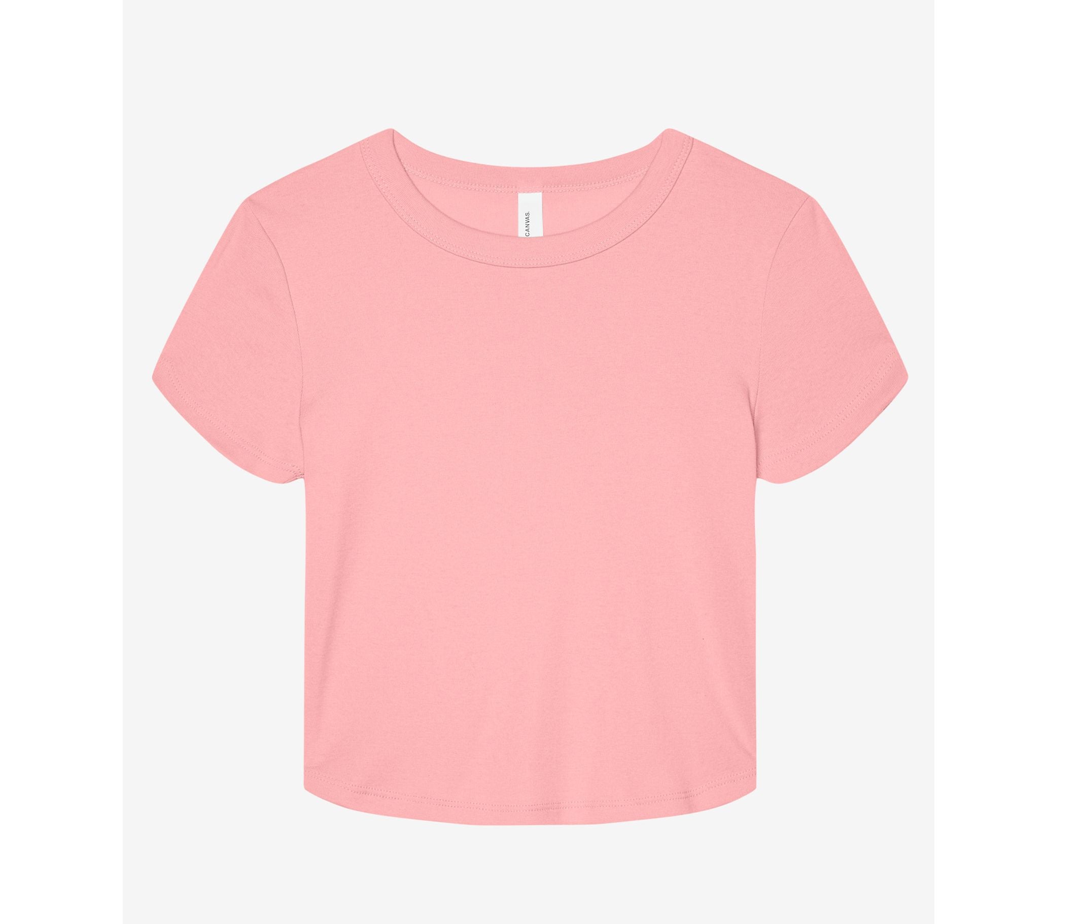 Tee-Shirt Court Femme - Solid Pink Blend