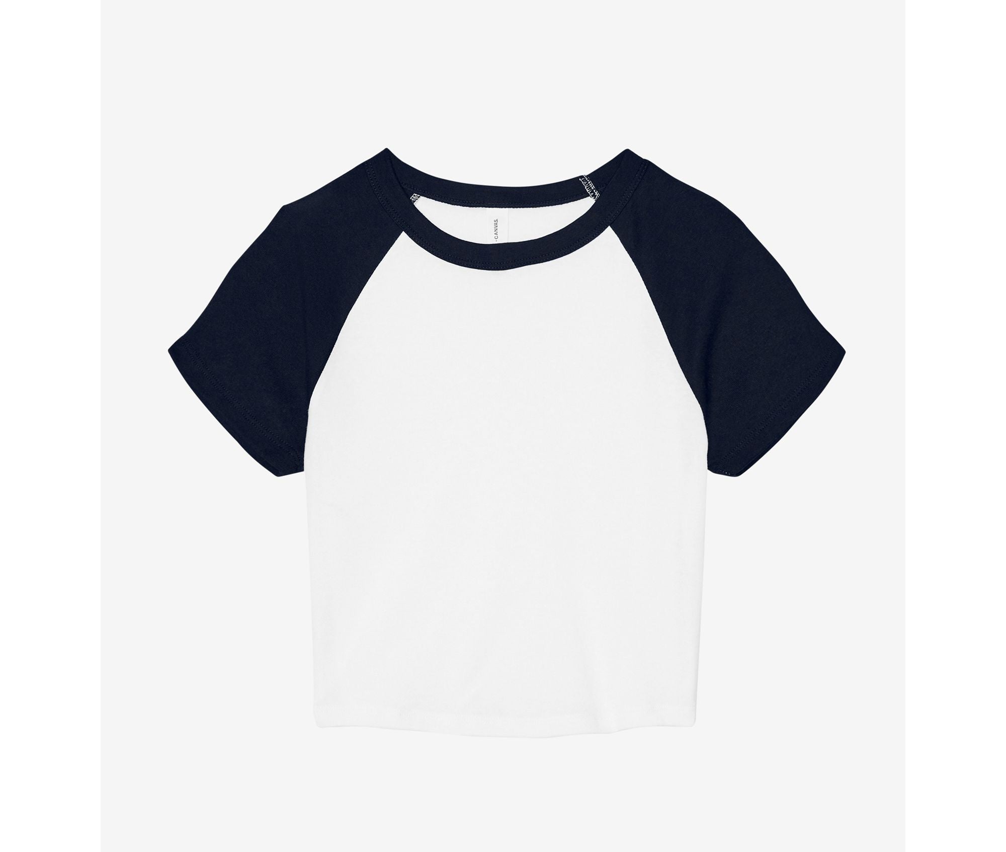 Tee-Shirt Ringer Femme - White / Navy