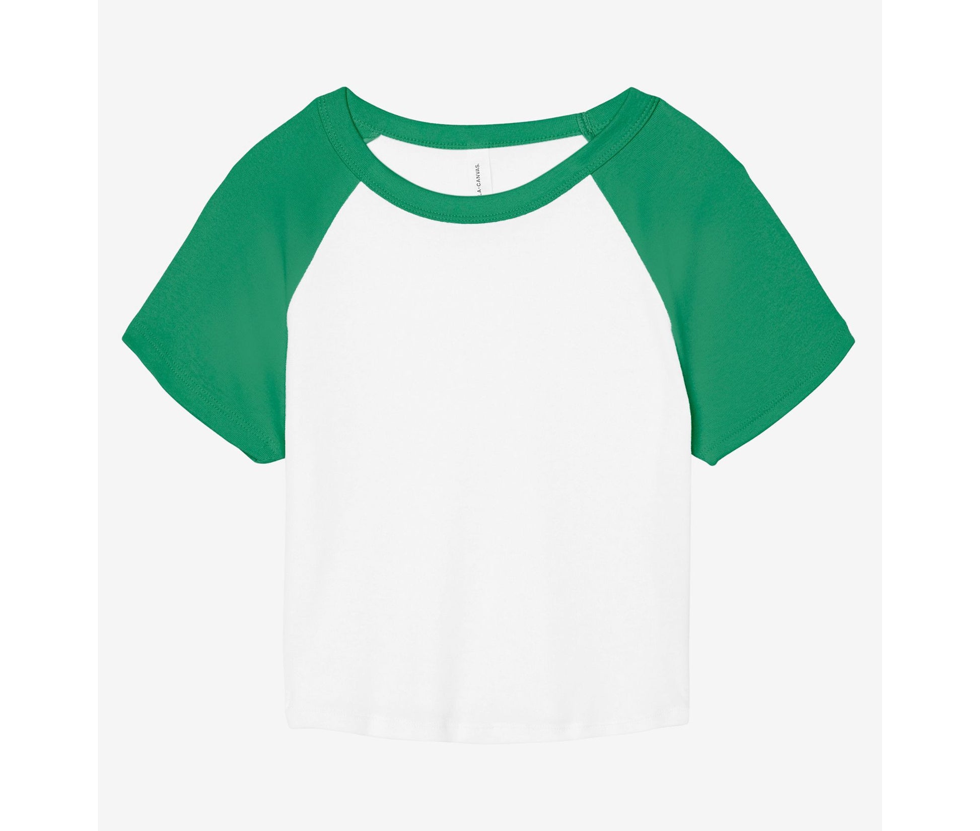 Tee-Shirt Ringer Femme - White / Kelly