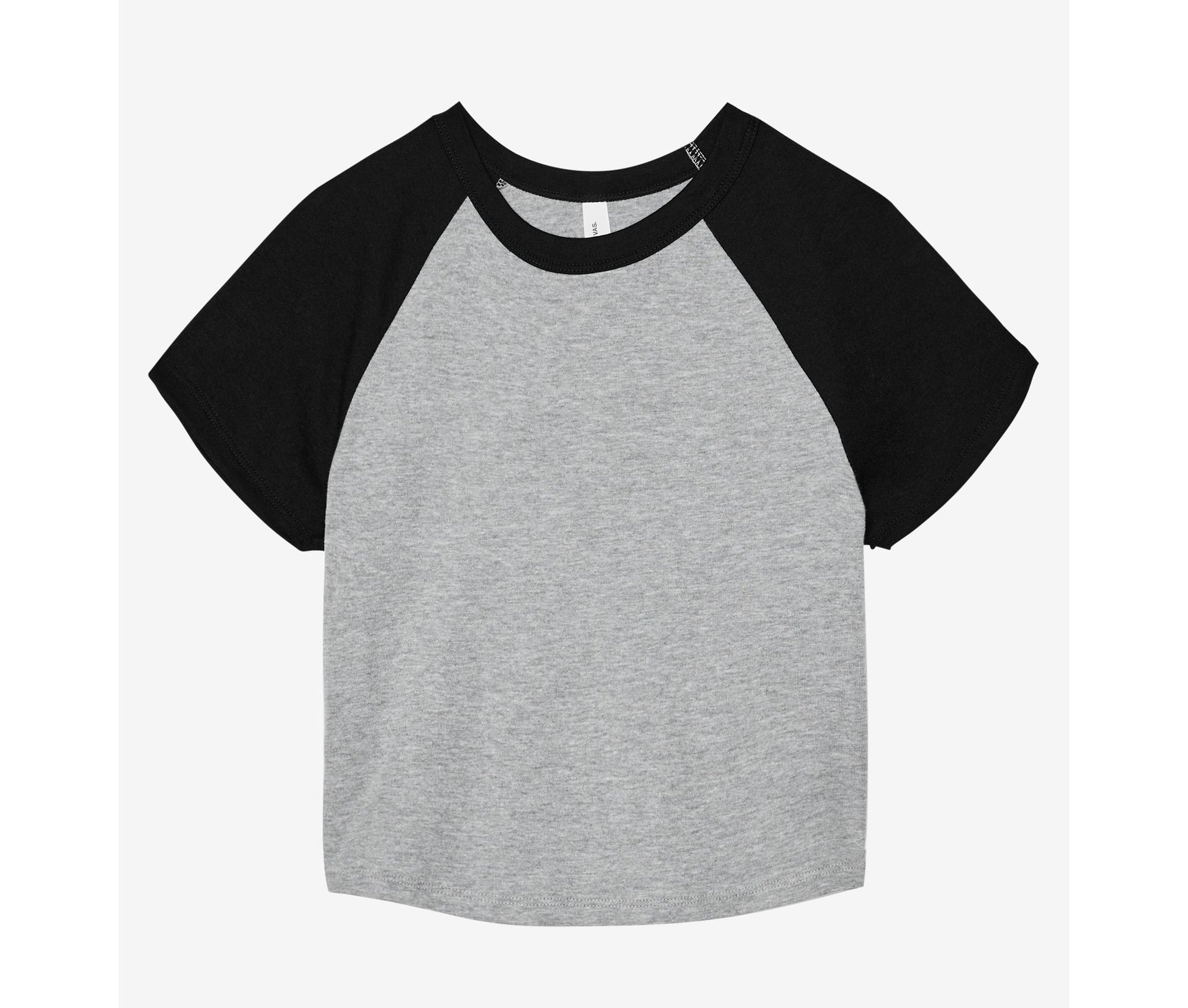 Tee-Shirt Ringer Femme - Athletic Heather / Black