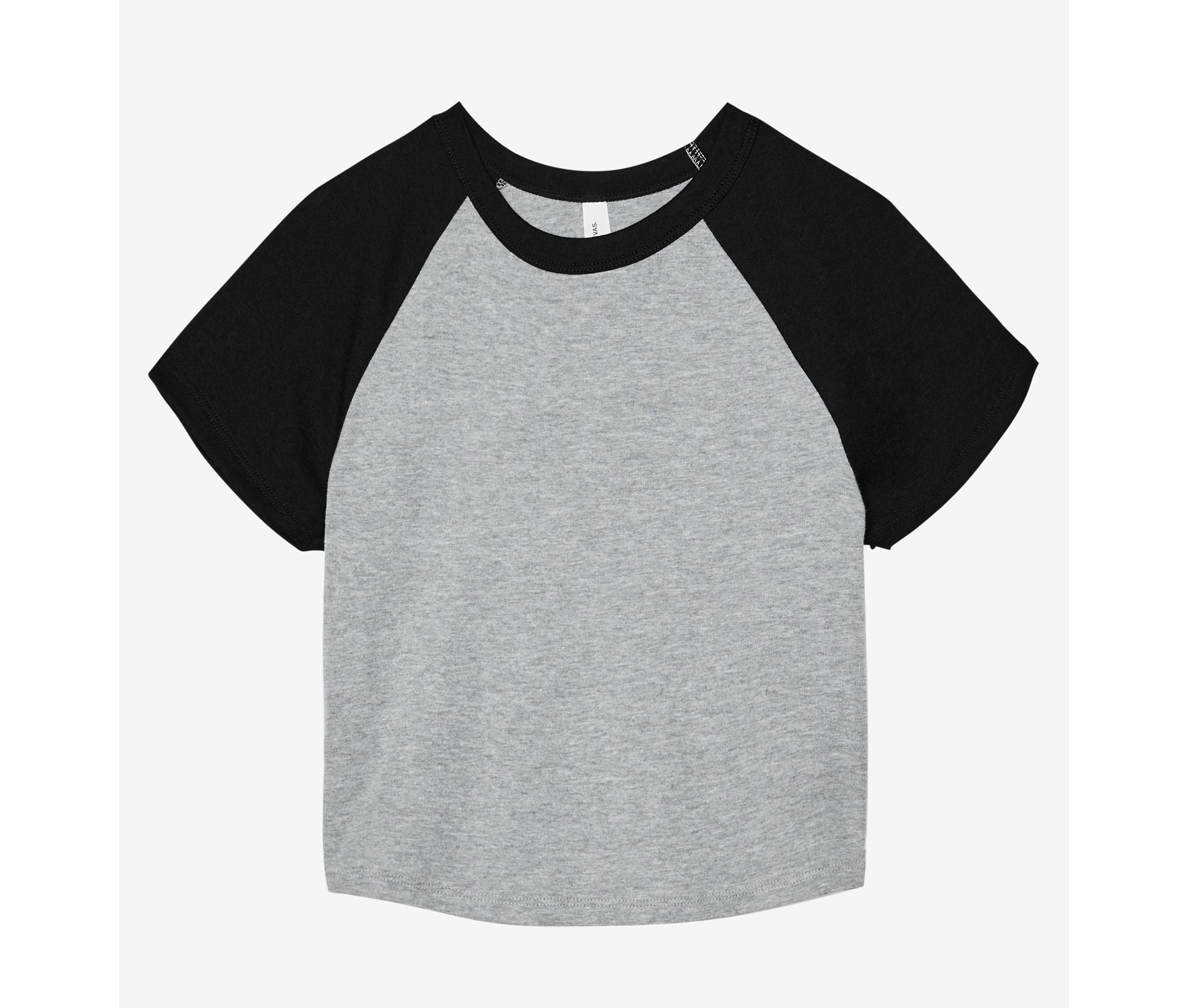 Tee-Shirt Ringer Femme - Athletic Heather / Black