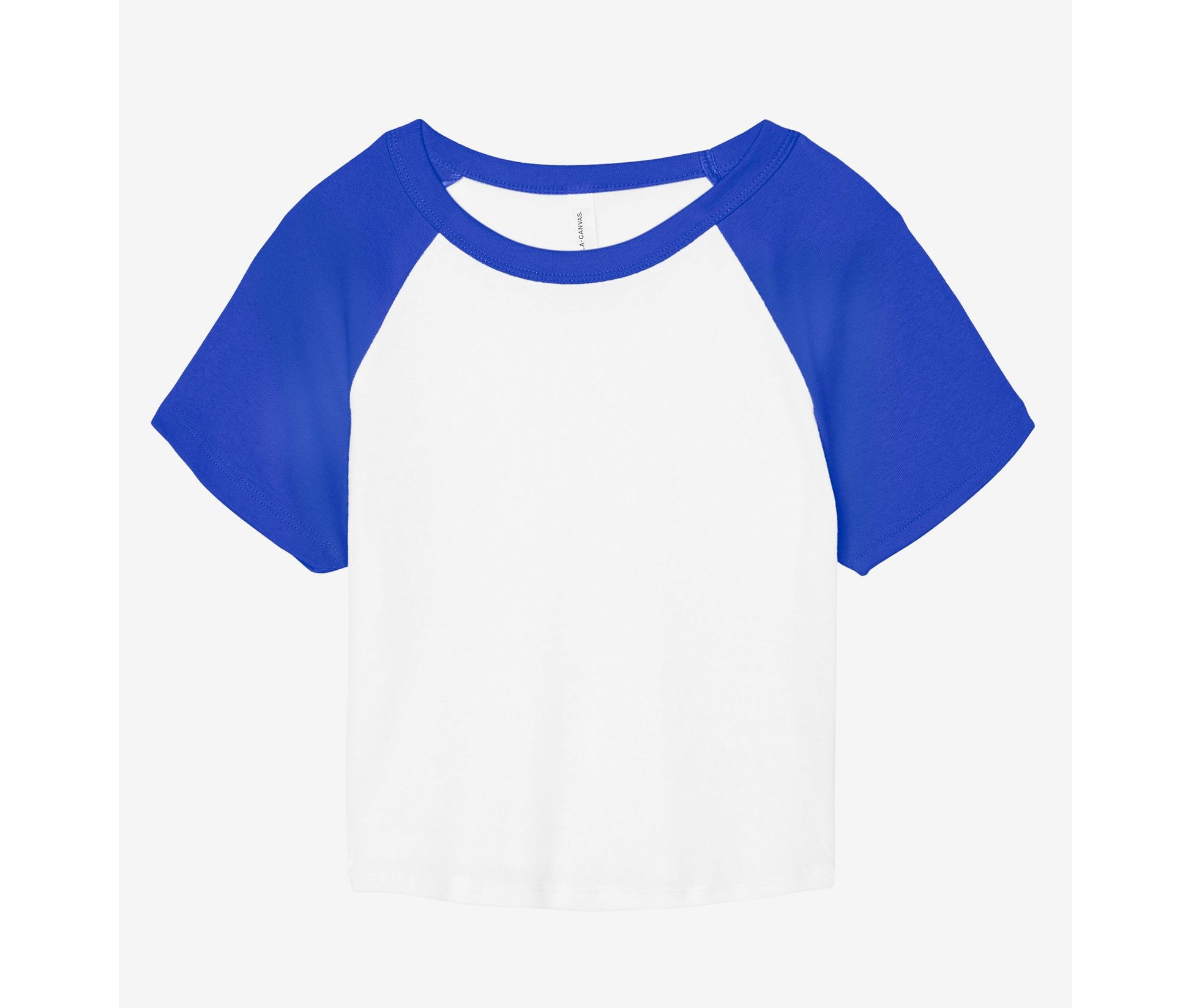 Tee-Shirt Ringer Femme - White / True Royal