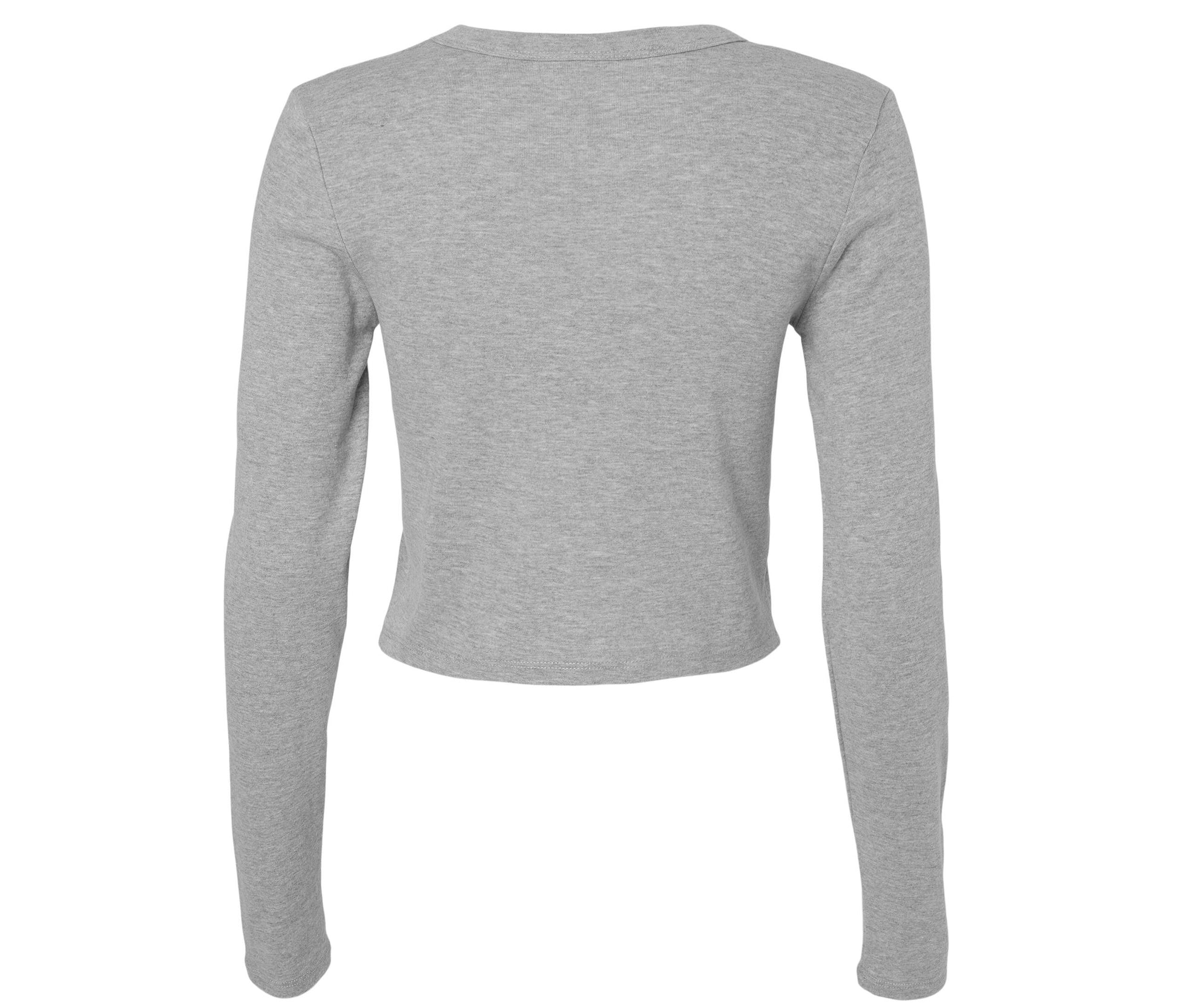 Tee-Shirt Court Manches Longues Femme - Athletic Heather