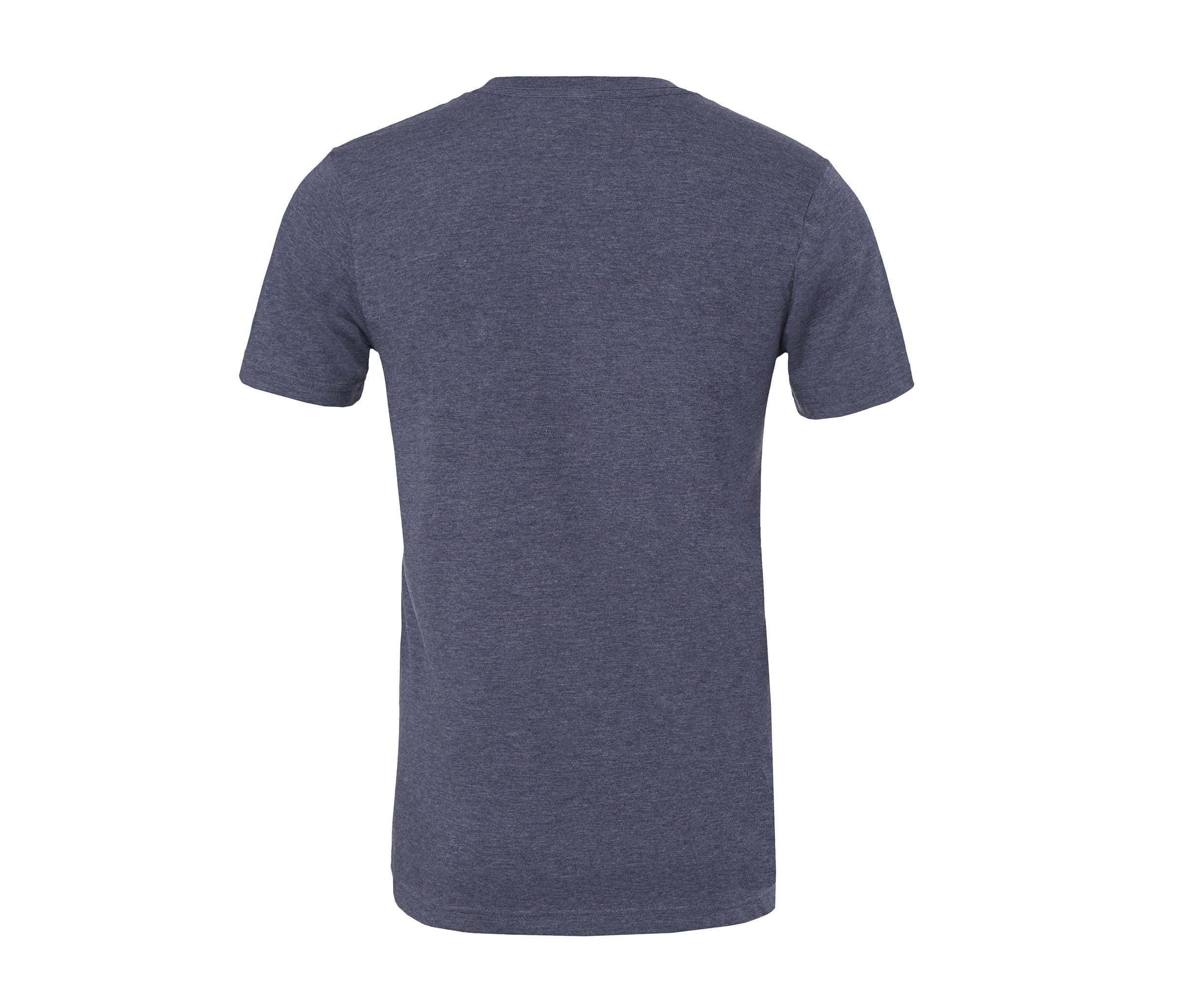 Tee-Shirt Unisexe Chiné - Heather Navy