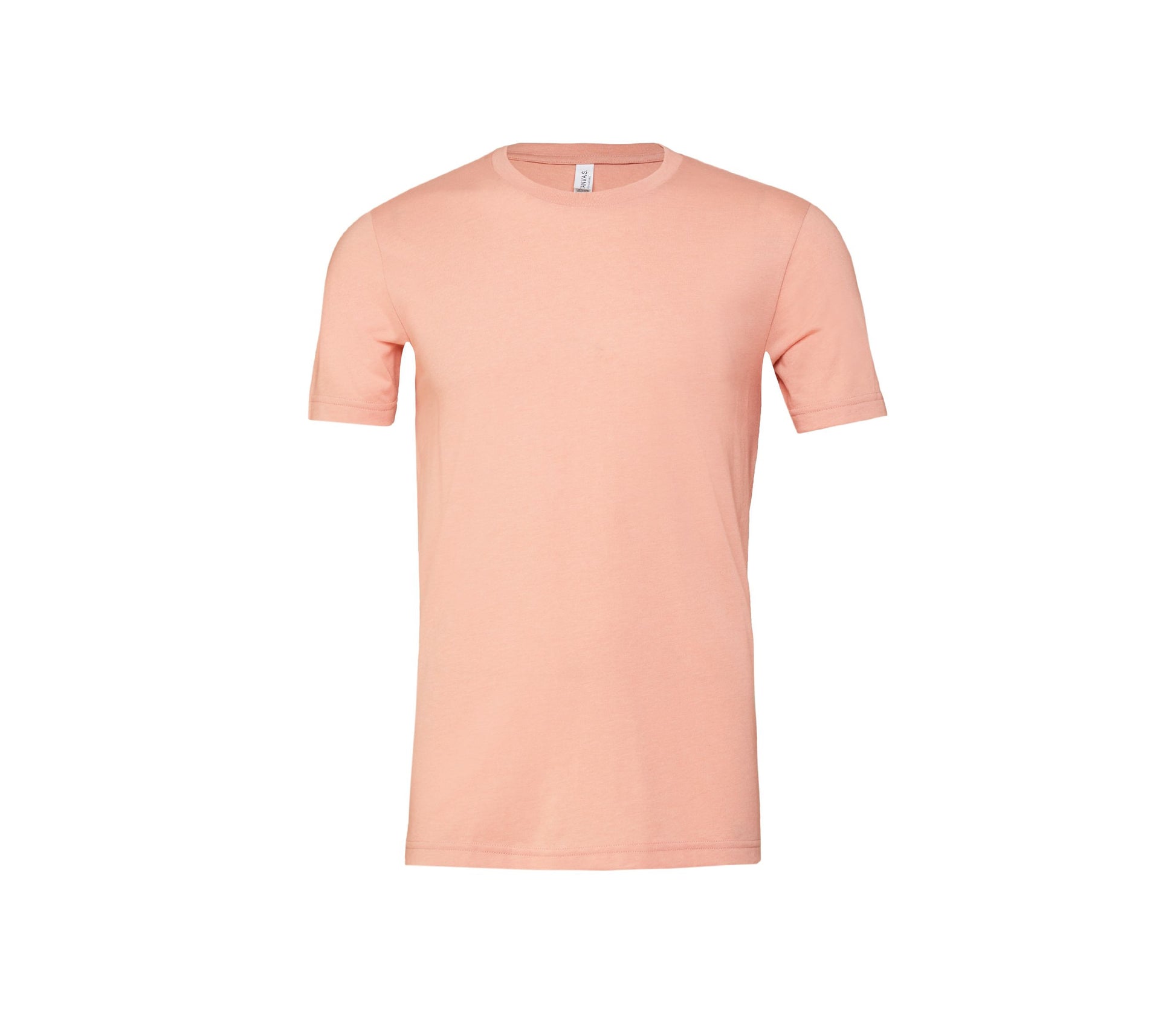 Tee-Shirt Unisexe Chiné - Heather Peach