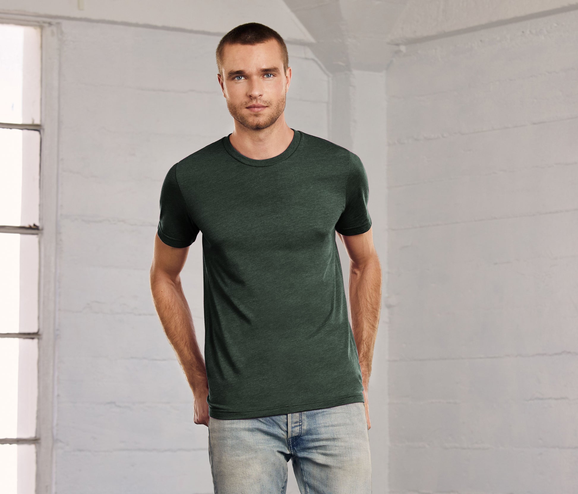 Tee-shirt unisexe chiné