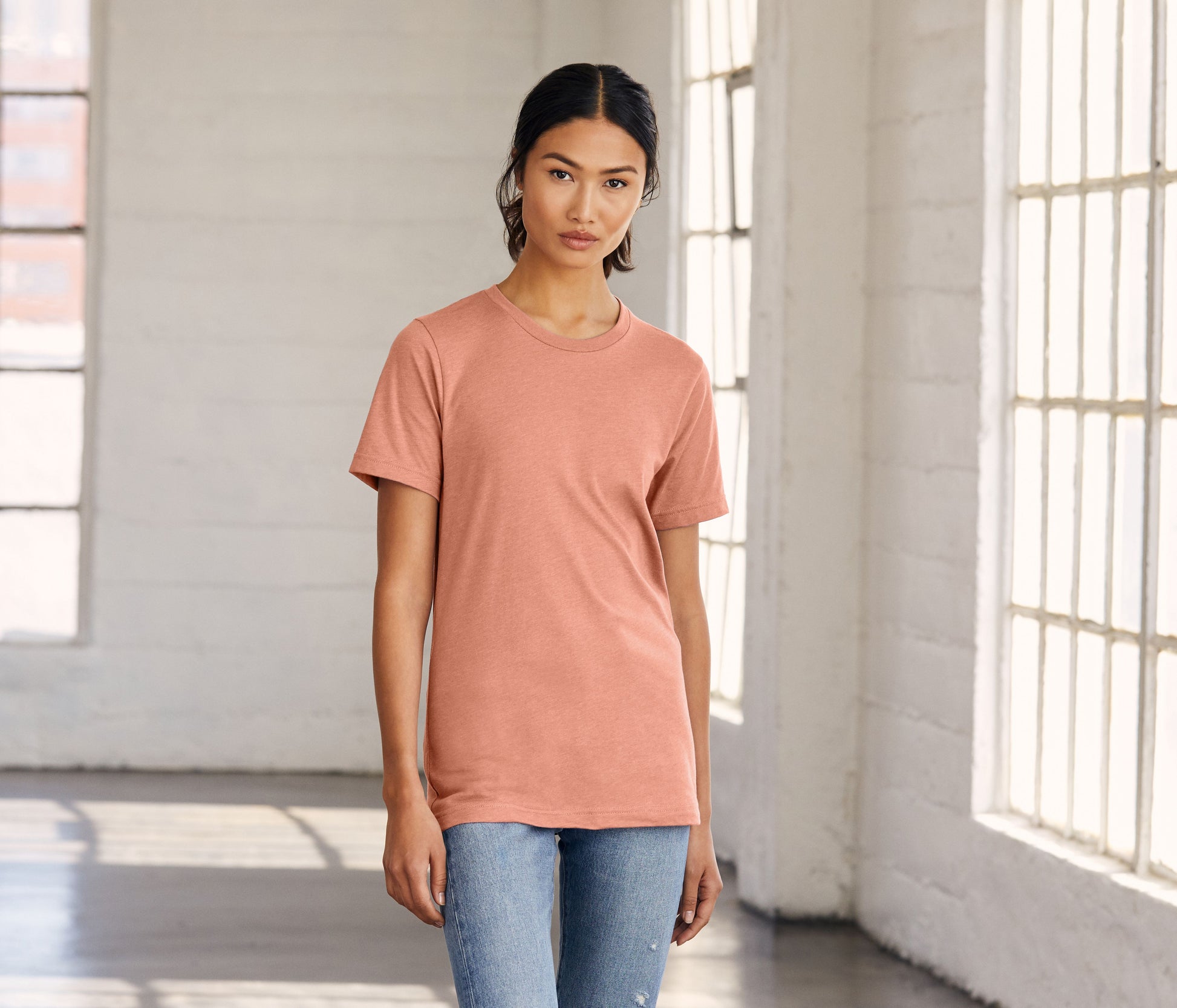 Tee-shirt unisexe chiné