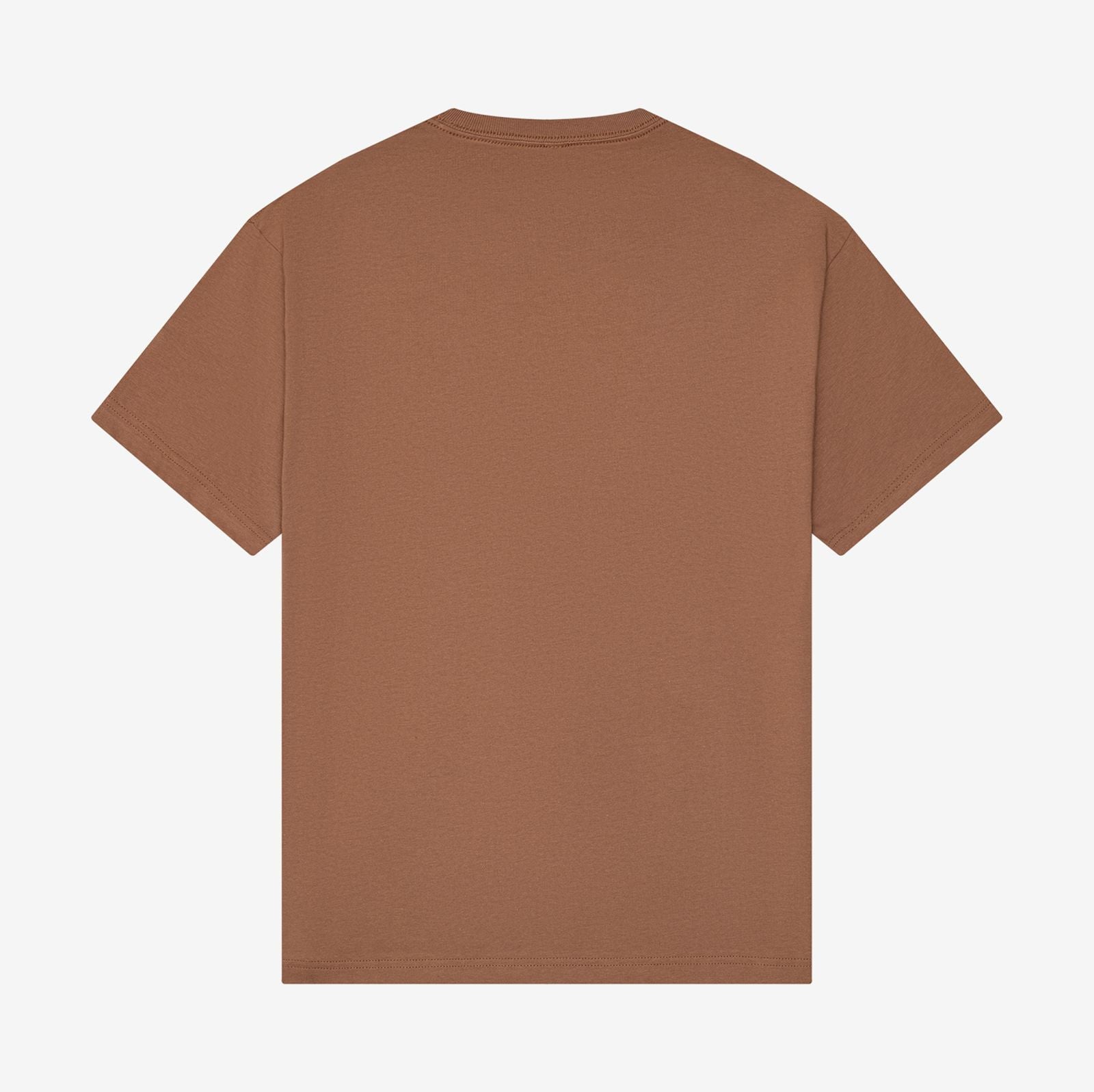 Tee-Shirt Unisexe Coupe Boxy - Vintage Brown