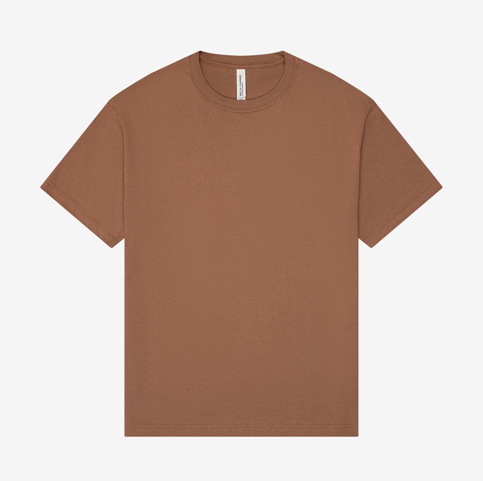 Tee-Shirt Unisexe Coupe Boxy - Vintage Brown