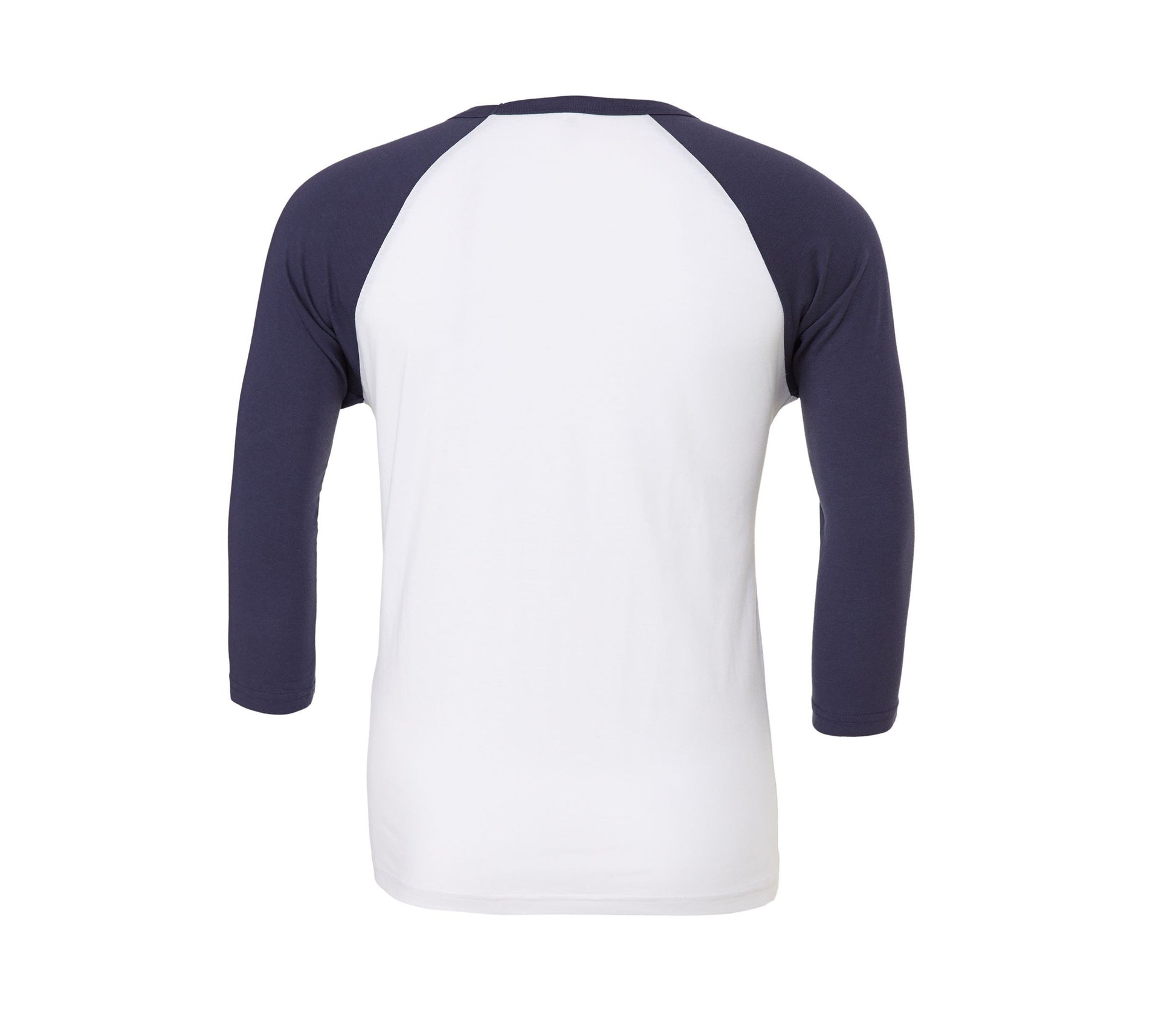Tee-Shirt Baseball Manches 3/4 - White / Navy