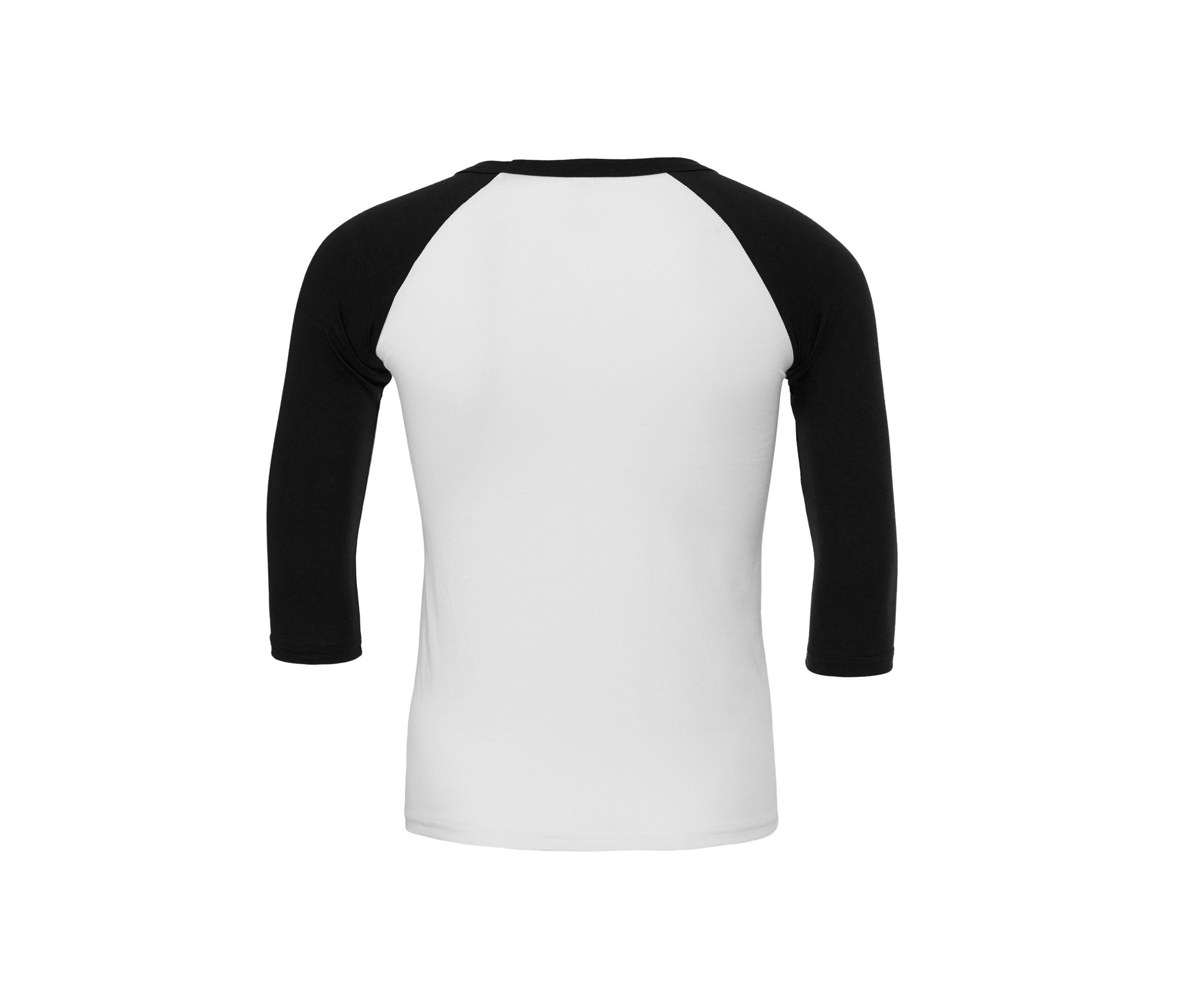 Tee-Shirt Baseball Manches 3/4 - White / Black