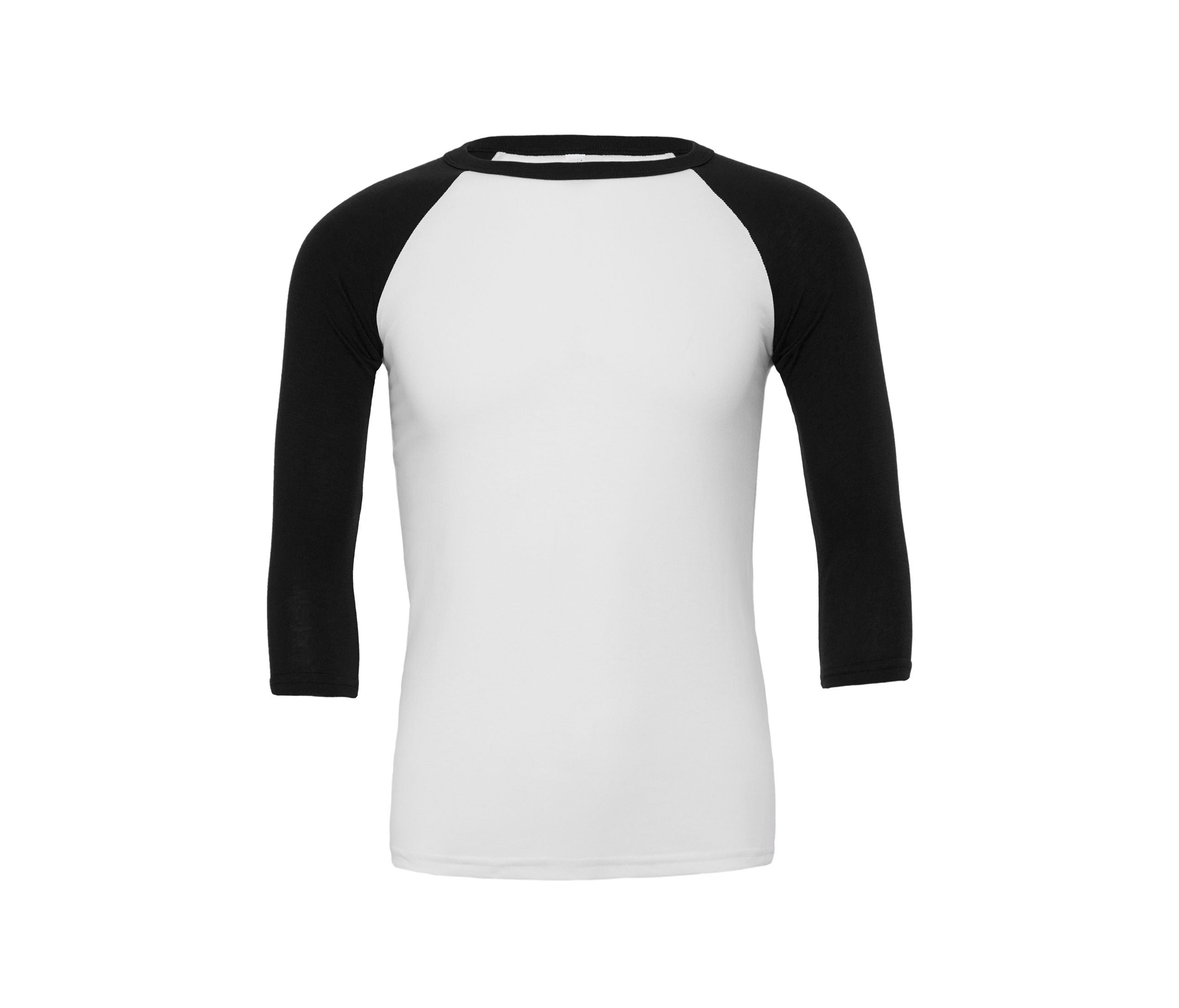 Tee-Shirt Baseball Manches 3/4 - White / Black