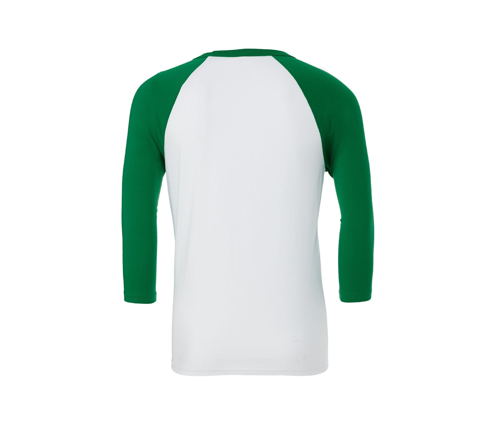 Tee-Shirt Baseball Manches 3/4 - White / Kelly