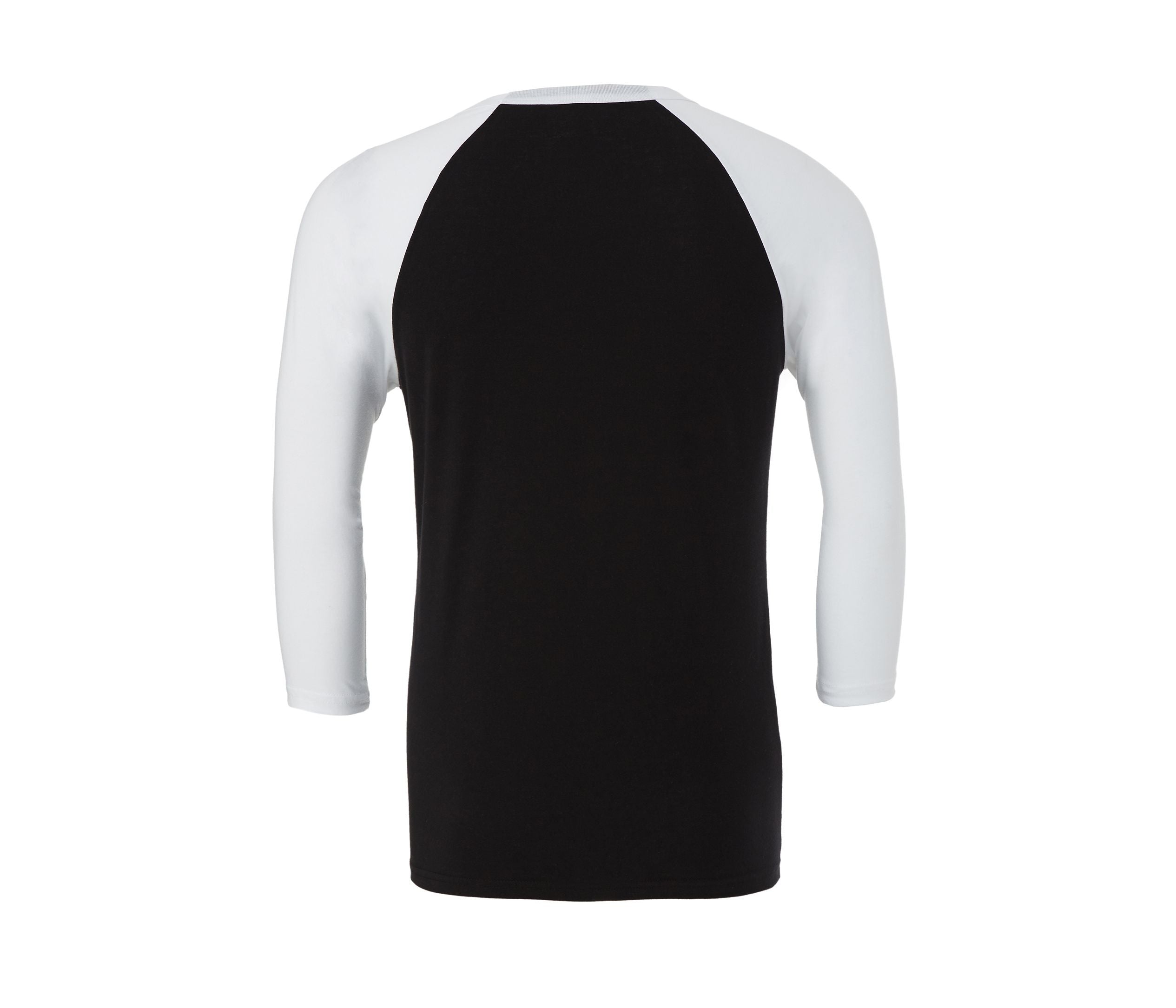 Tee-Shirt Baseball Manches 3/4 - Black / White
