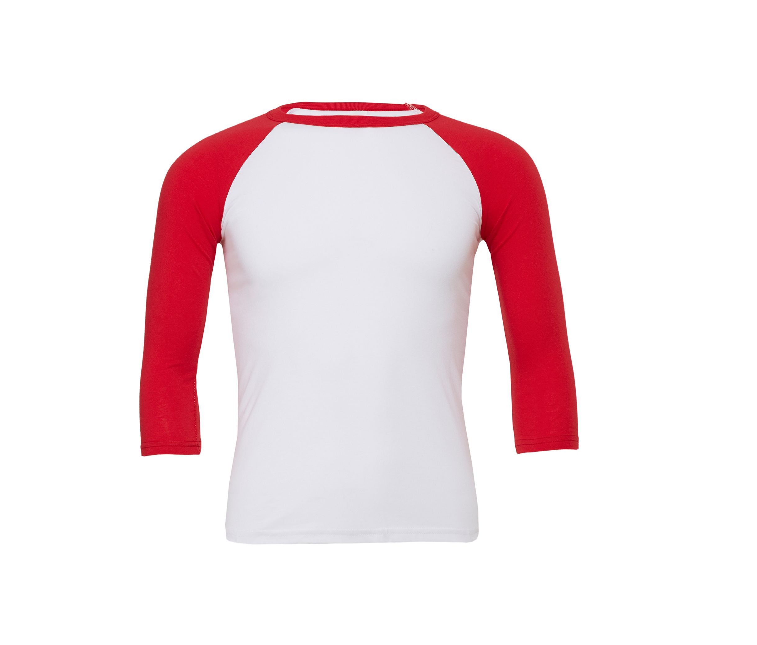 Tee-Shirt Baseball Manches 3/4 - White / Red