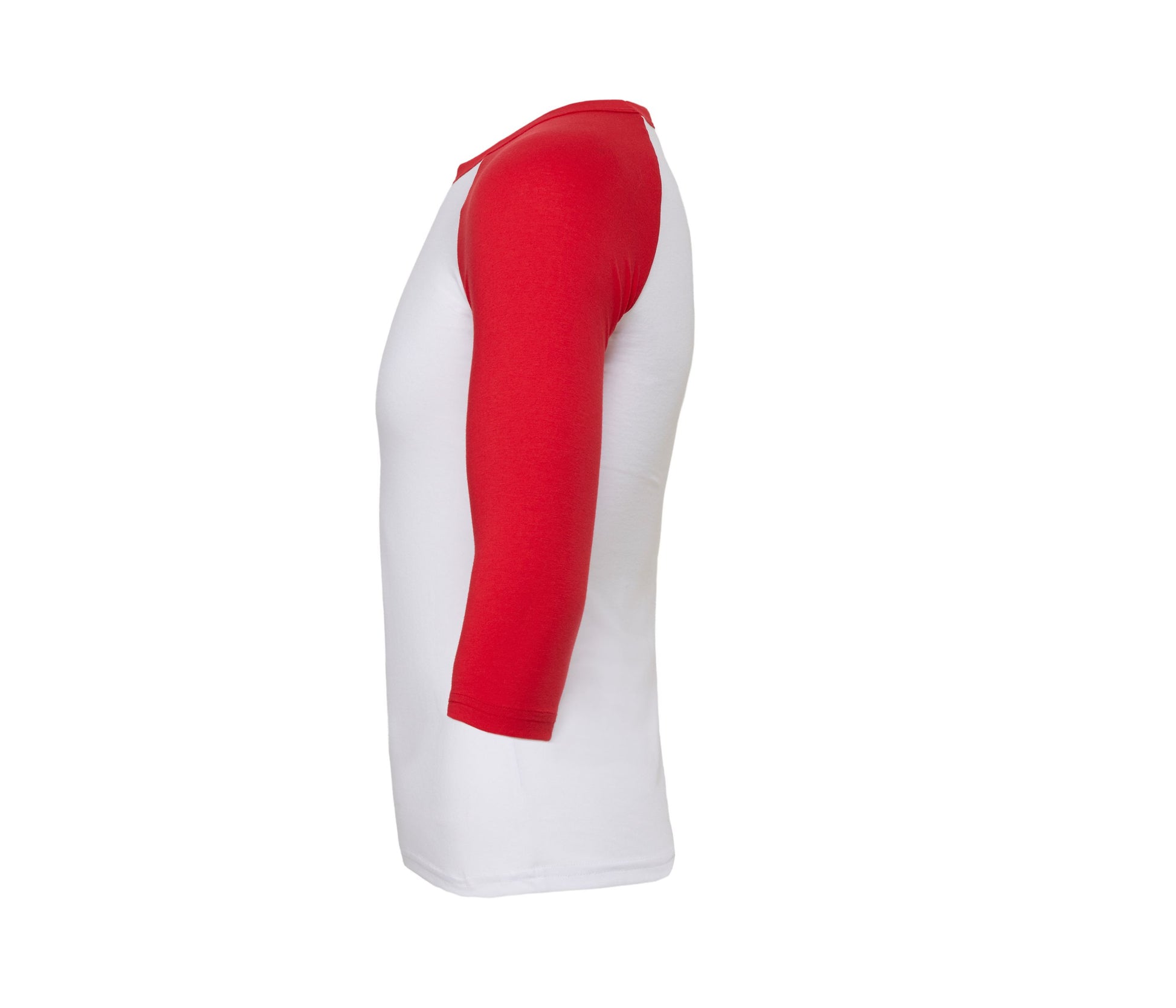 Tee-Shirt Baseball Manches 3/4 - White / Red