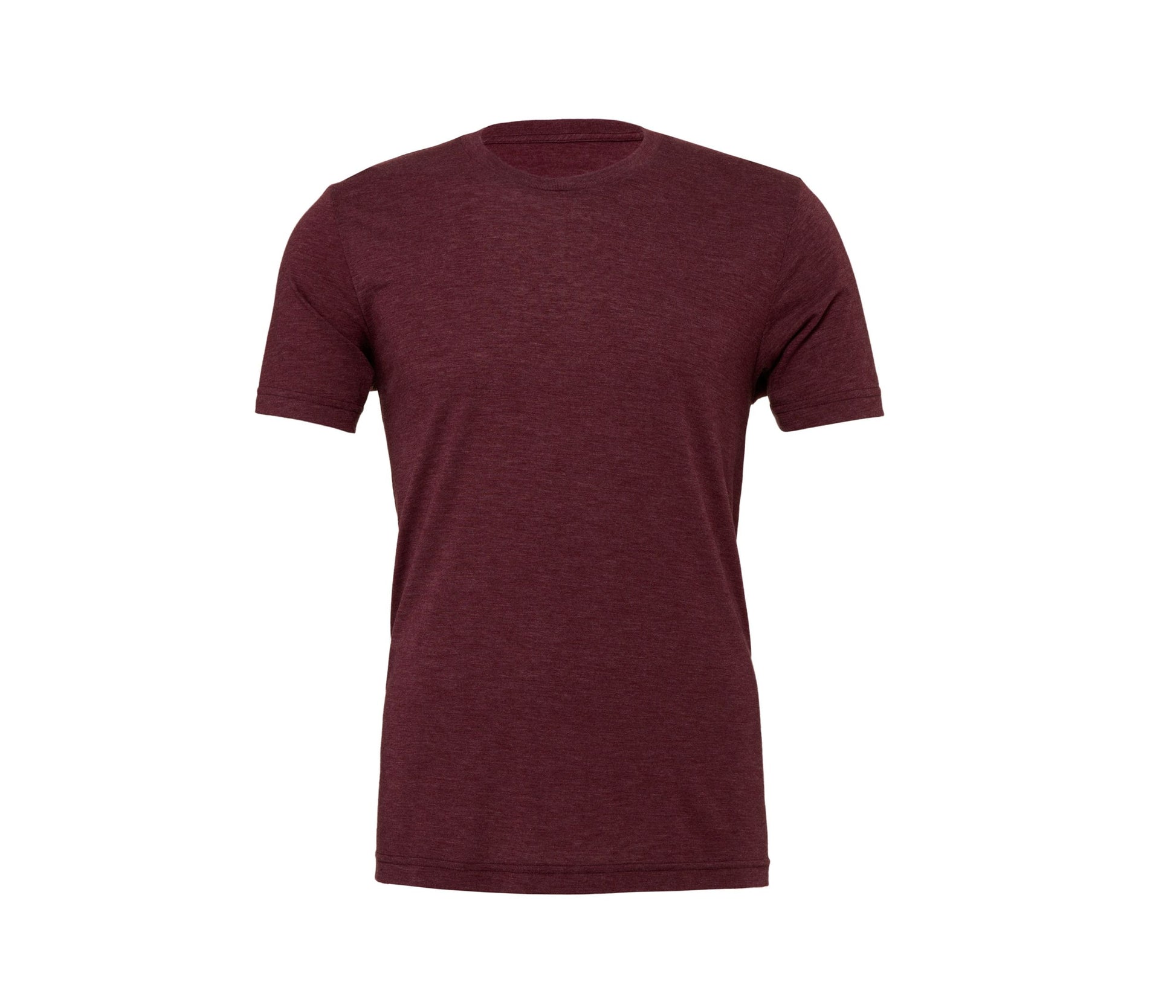Tee-Shirt Unisexe Triblend - Maroon Triblend