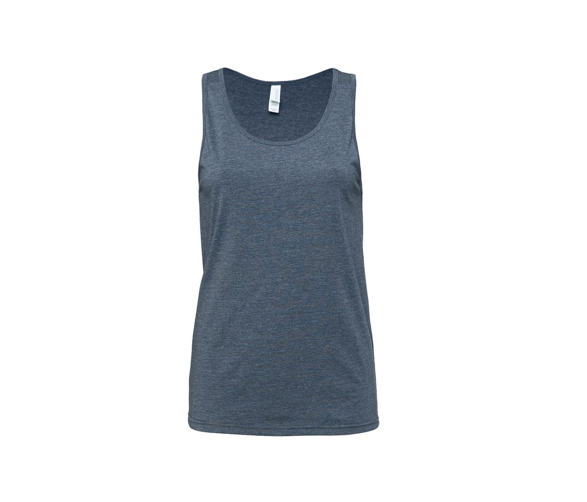 Débardeur Unisexe en Coton - Heather Navy