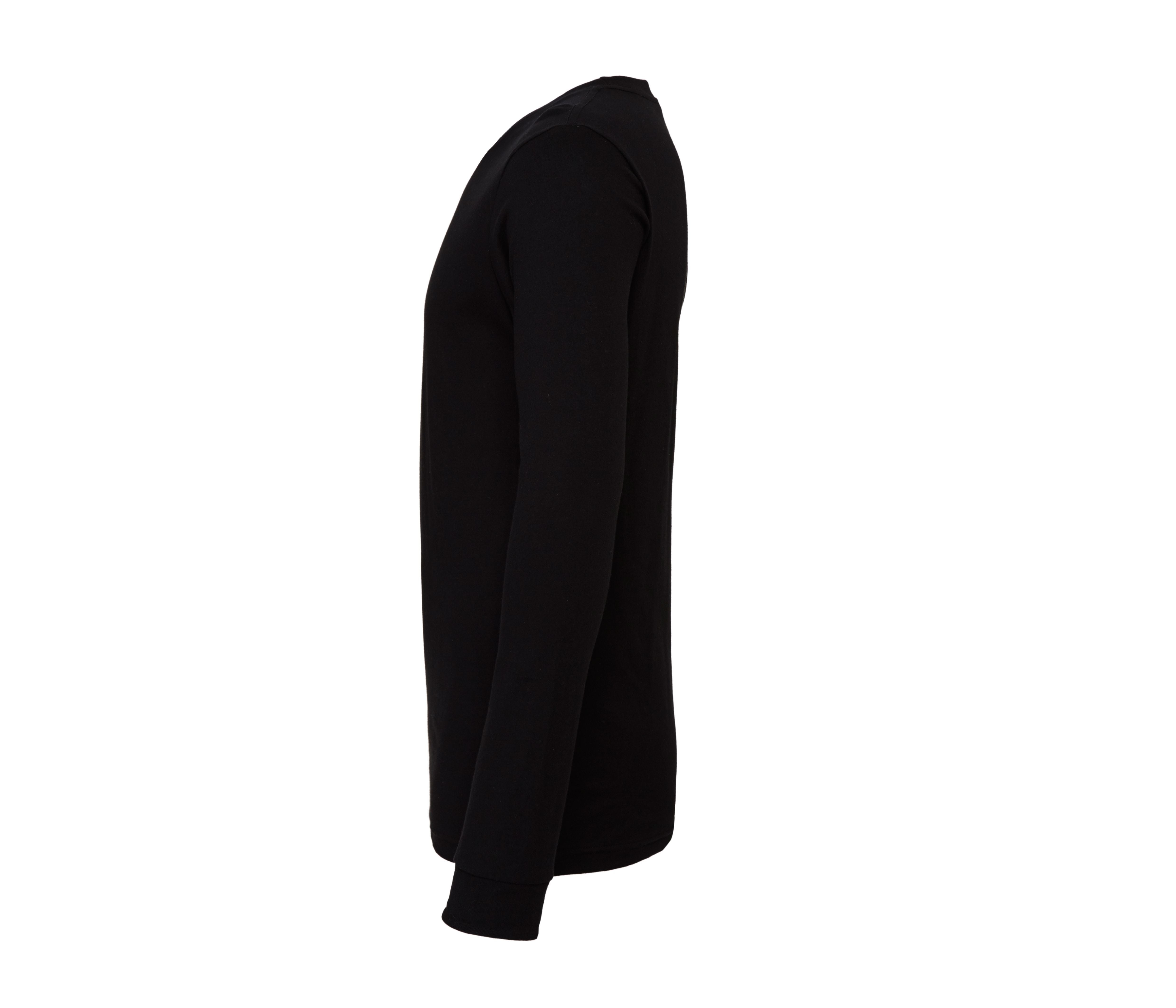 Tee-Shirt Manches Longues Unisexe - Black