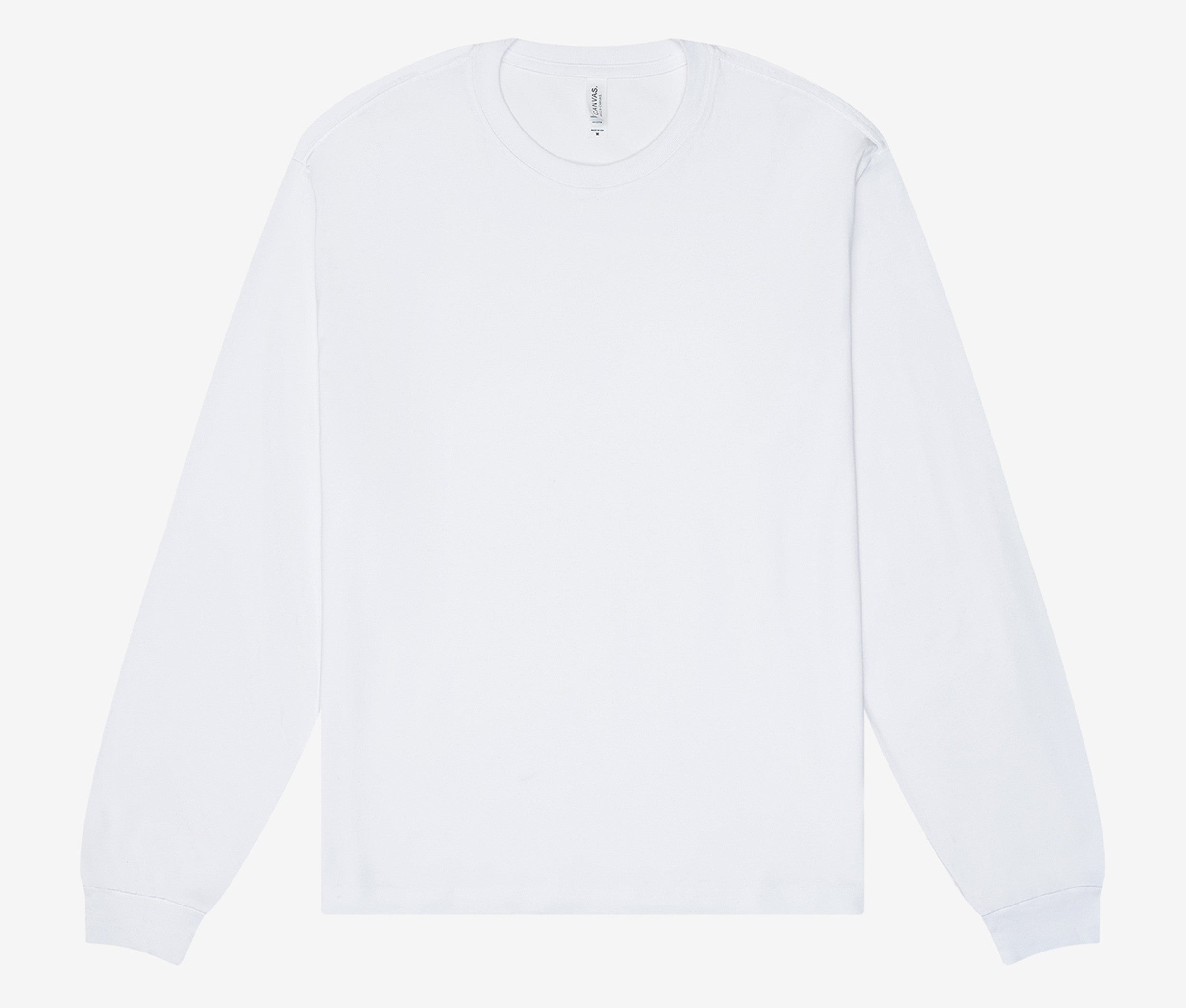Tee-Shirt Unisexe Longues Manches - White