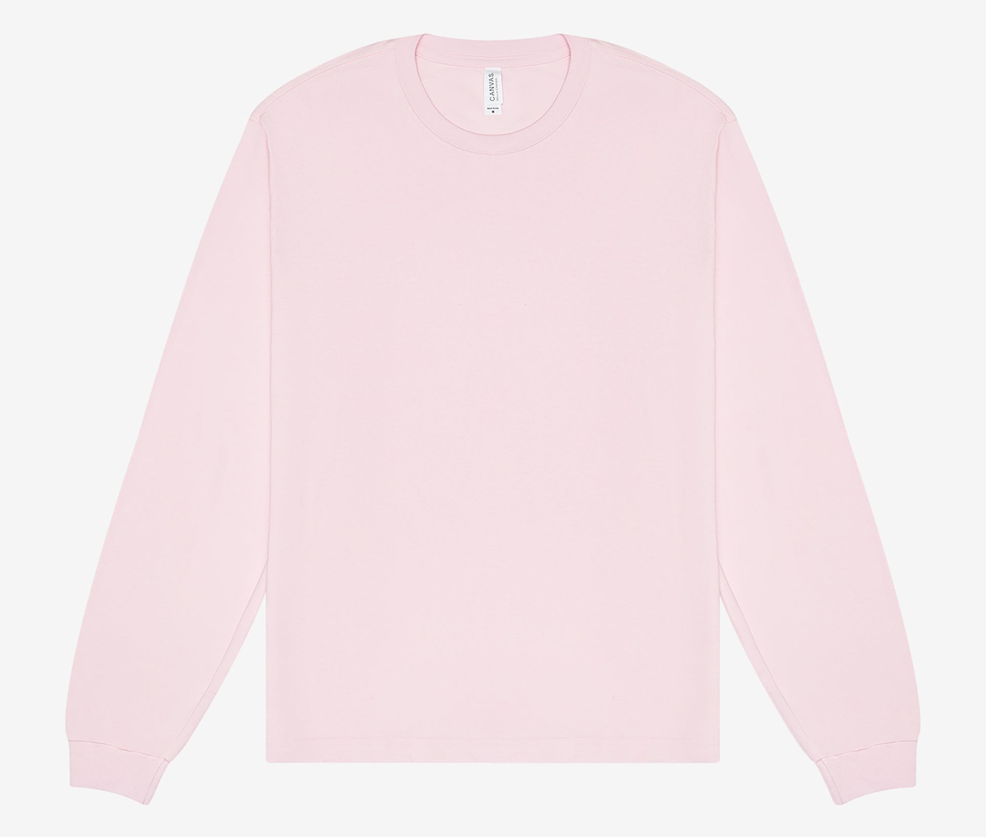 Tee-Shirt Unisexe Longues Manches - Soft Pink