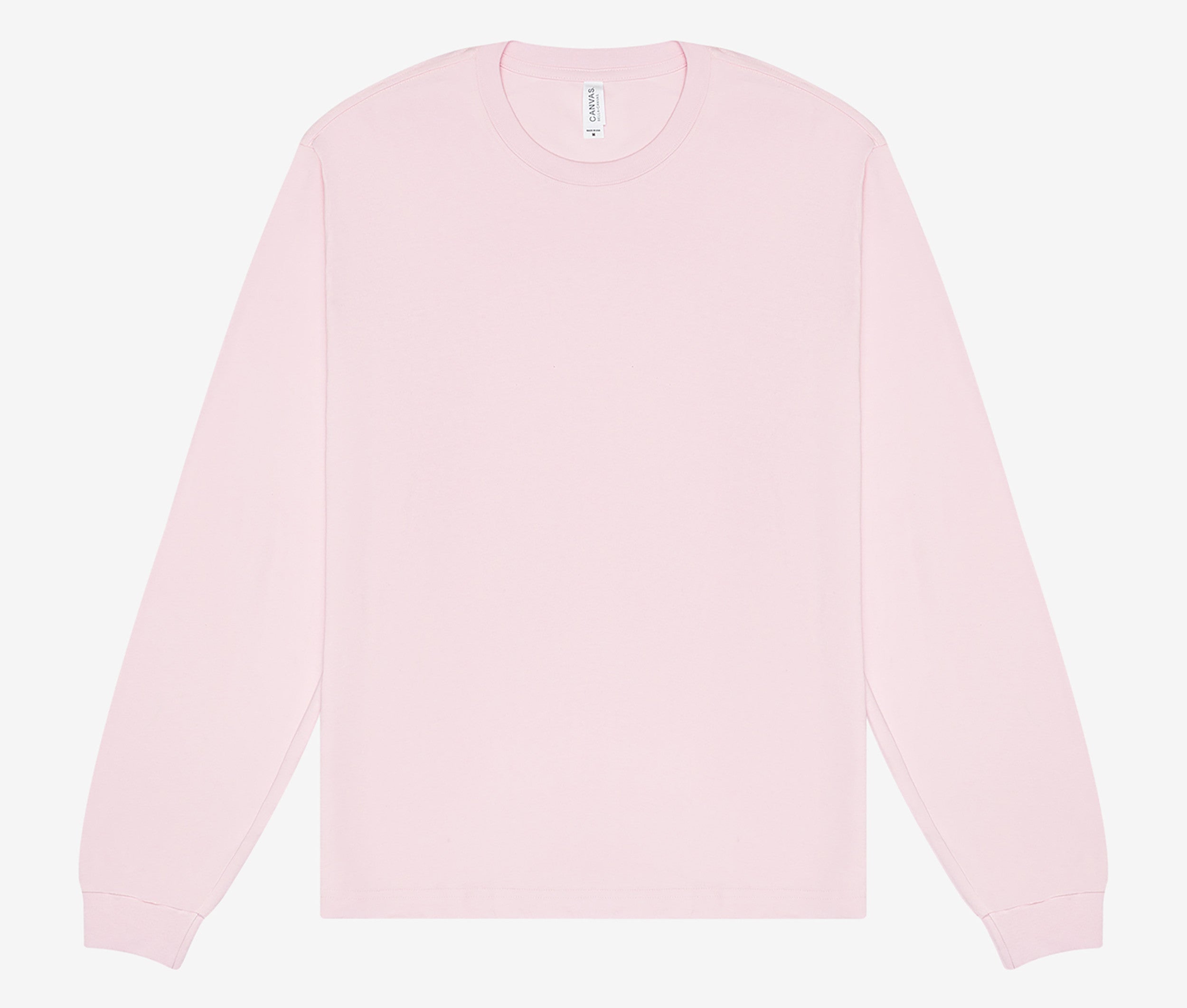 Tee-Shirt Unisexe Longues Manches - Soft Pink