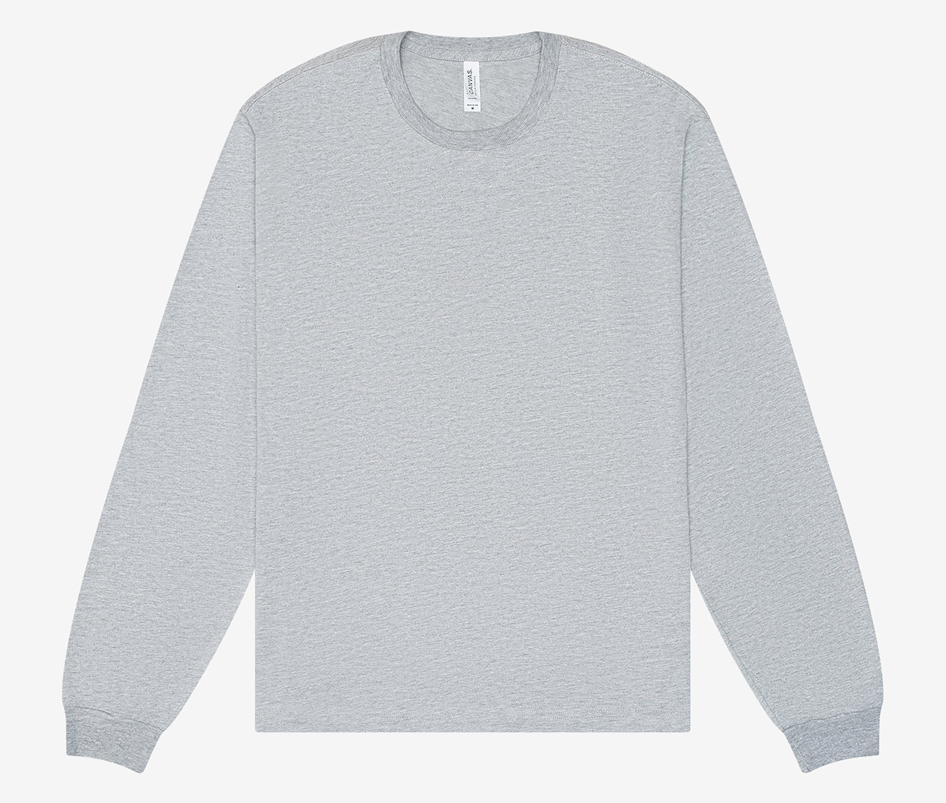 Tee-Shirt Unisexe Longues Manches - Athletic Heather
