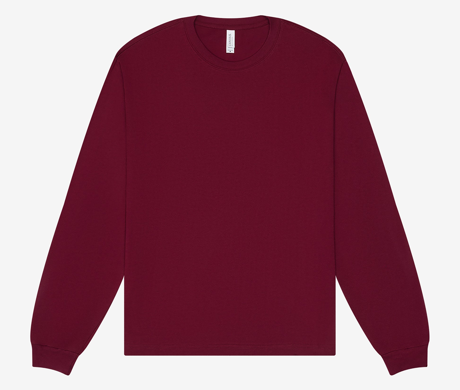 Tee-Shirt Unisexe Longues Manches - Maroon