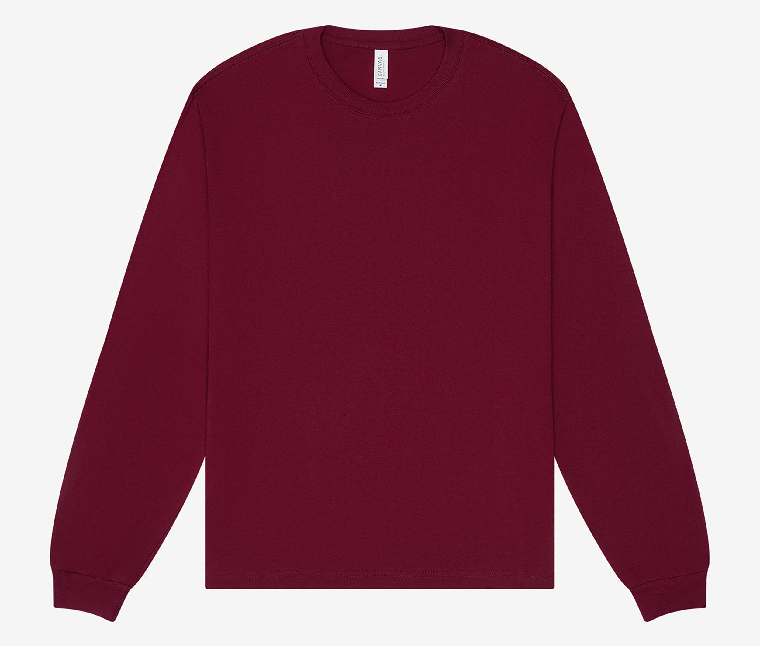 Tee-Shirt Unisexe Longues Manches - Maroon