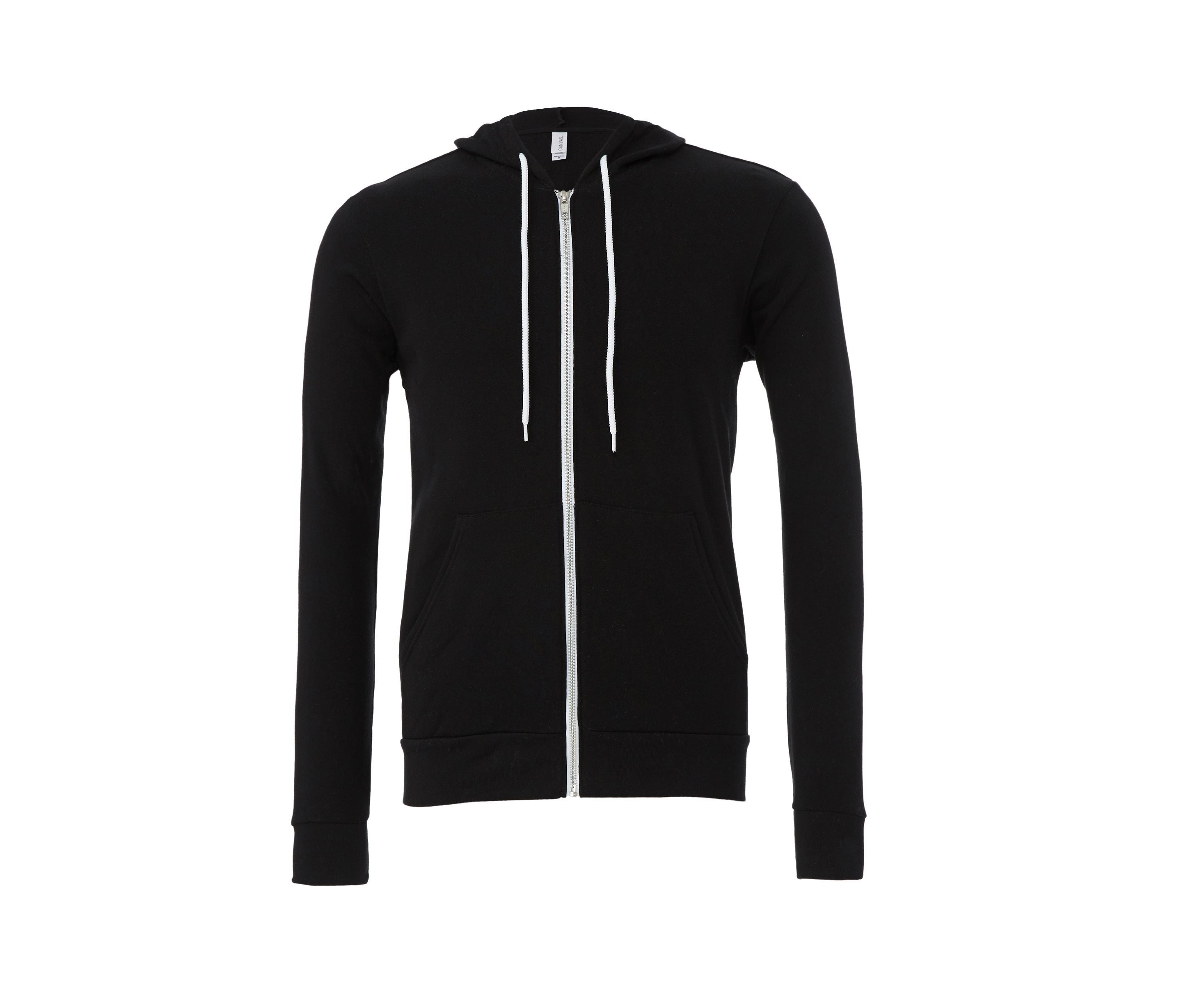 Sweat Capuche Zippé Unisexe - Black