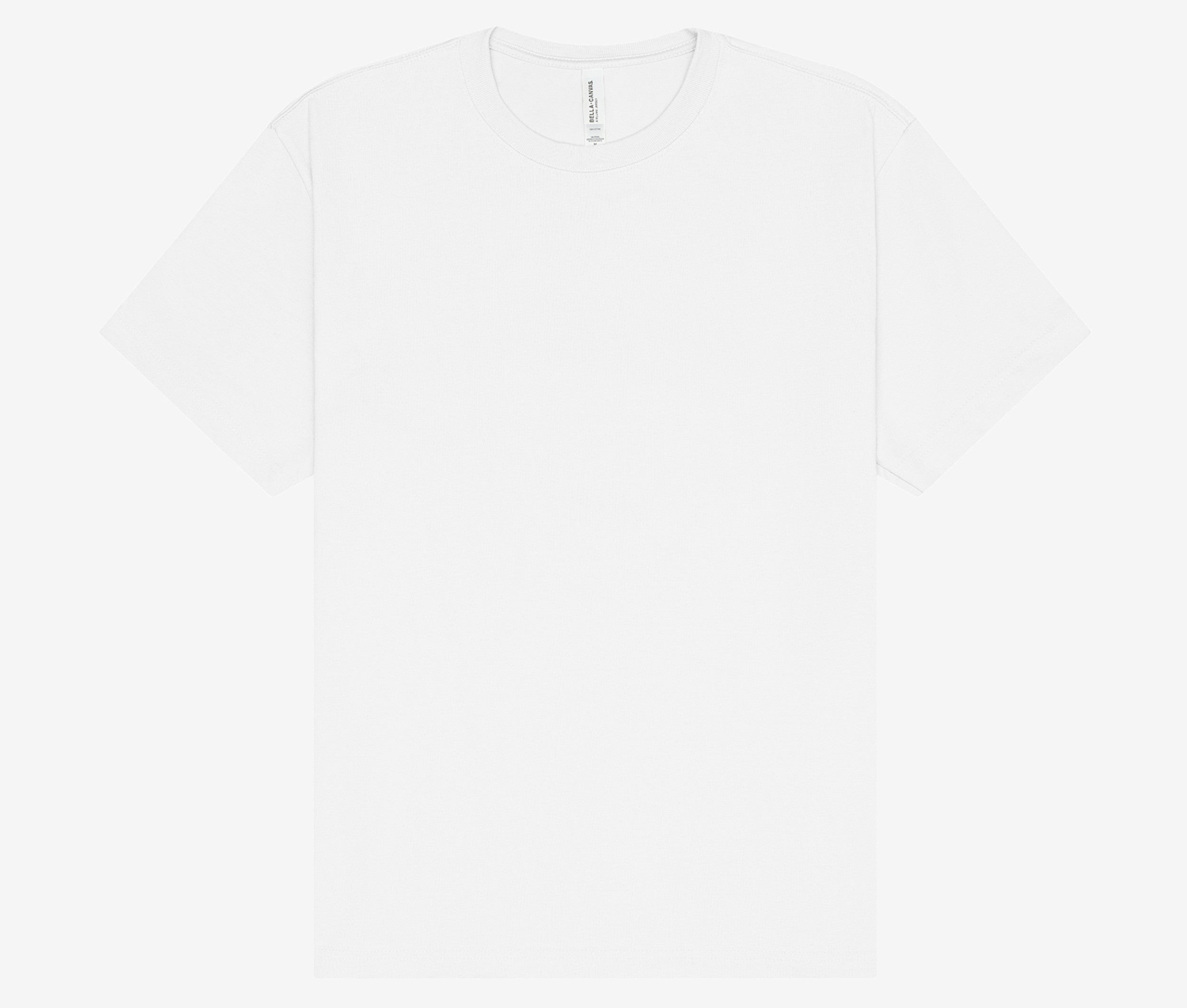 Unisex Short Sleeve Heavy Tee - White