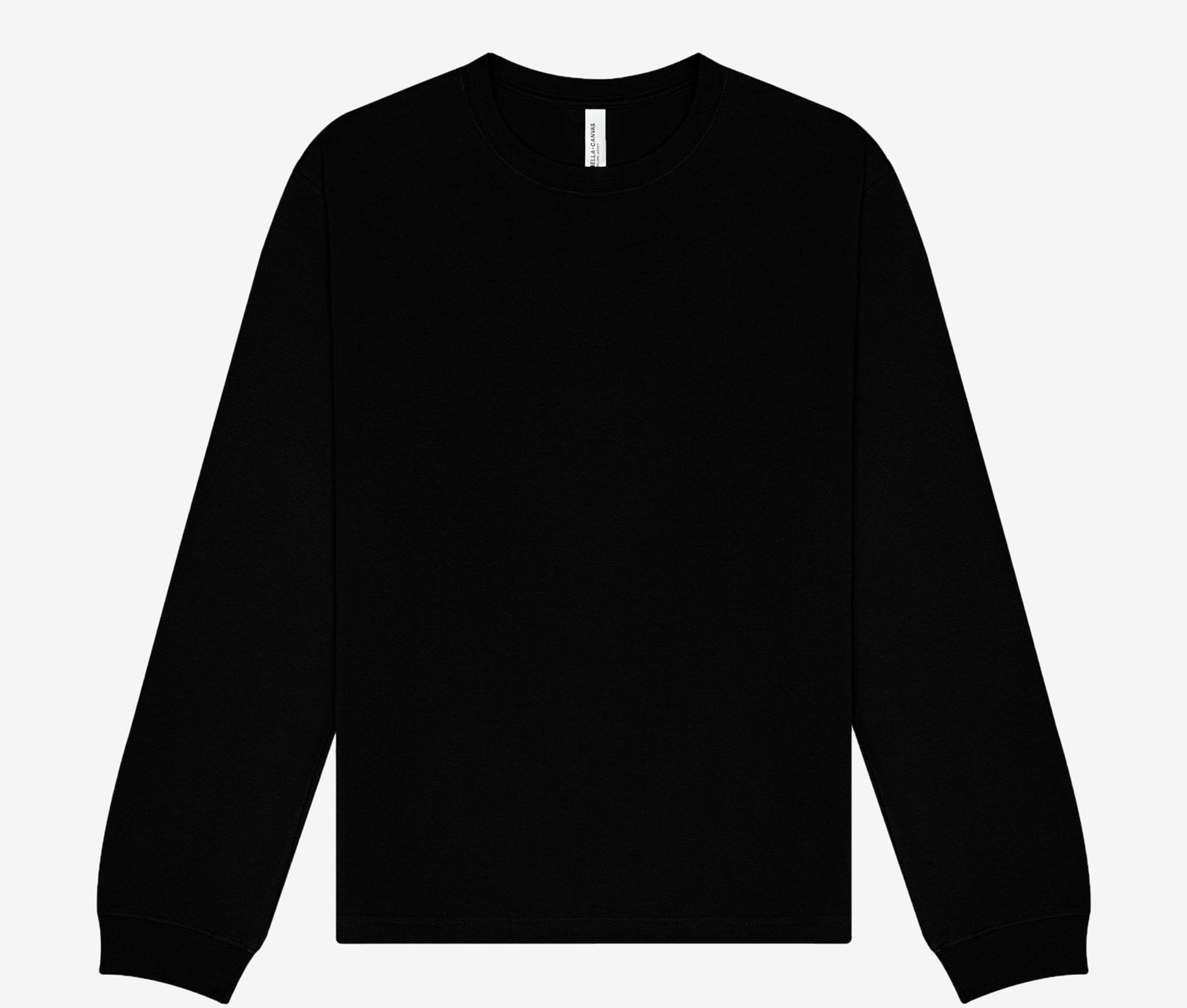 Tee-Shirt Unisexe Lourd  Manches Longues - Black