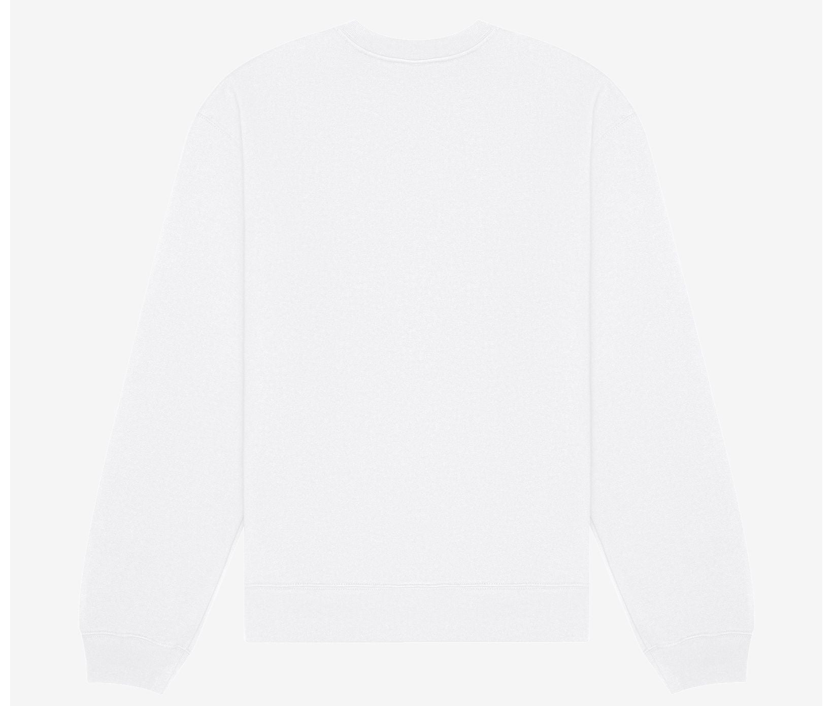 Sweat Unisexe Col Rond - White