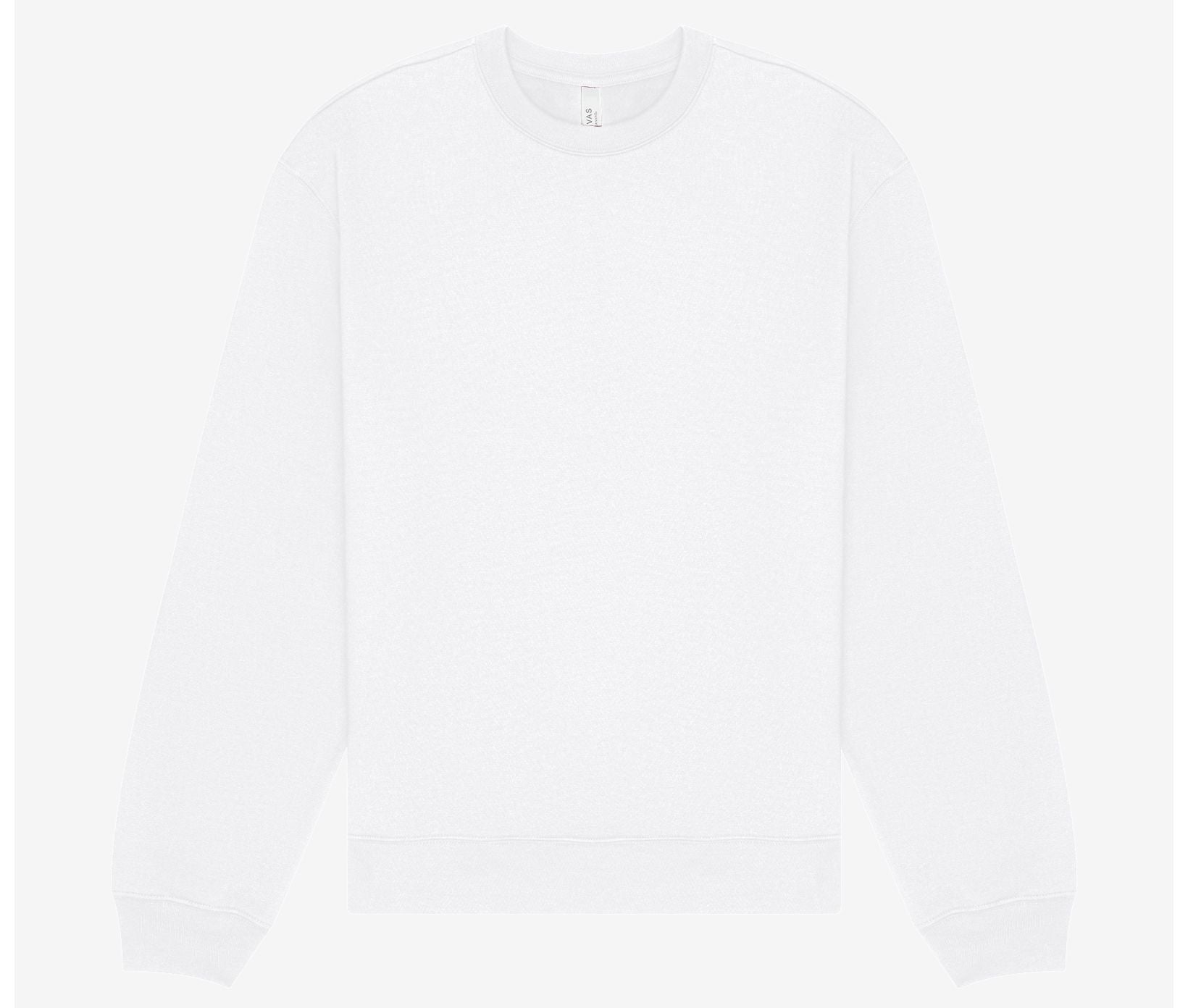 Sweat Unisexe Col Rond - White